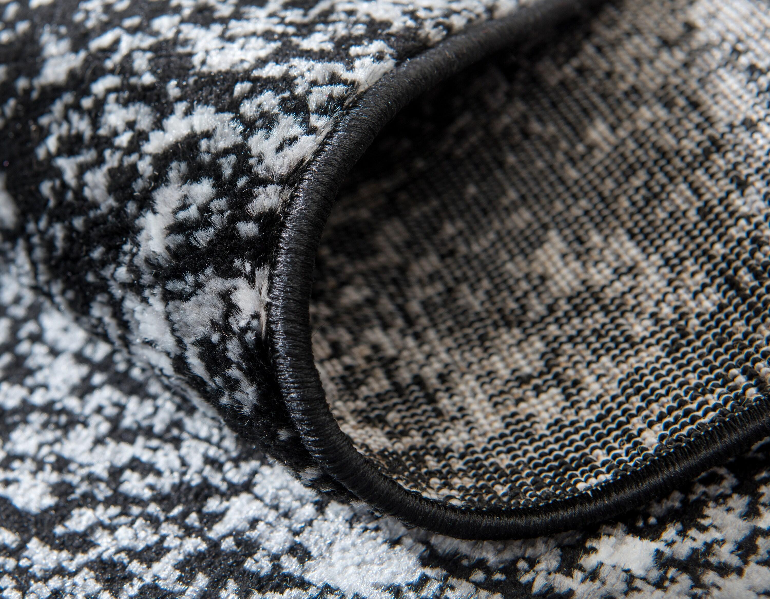 Unique Loom 9' 0 x 12' 0 Sofia Casino Black Area Rug