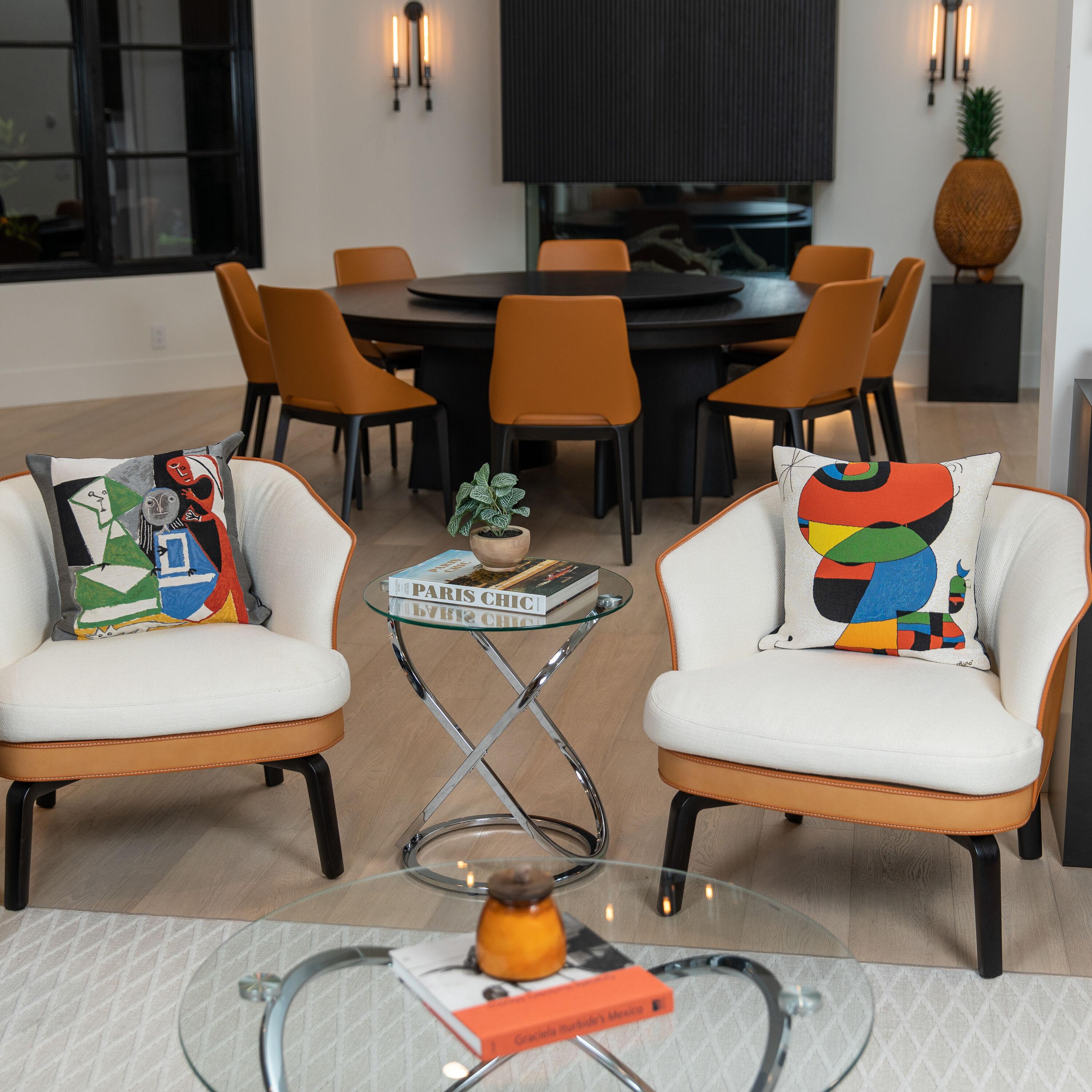 Etta Avenue™ Dimitri Glass Top End Table