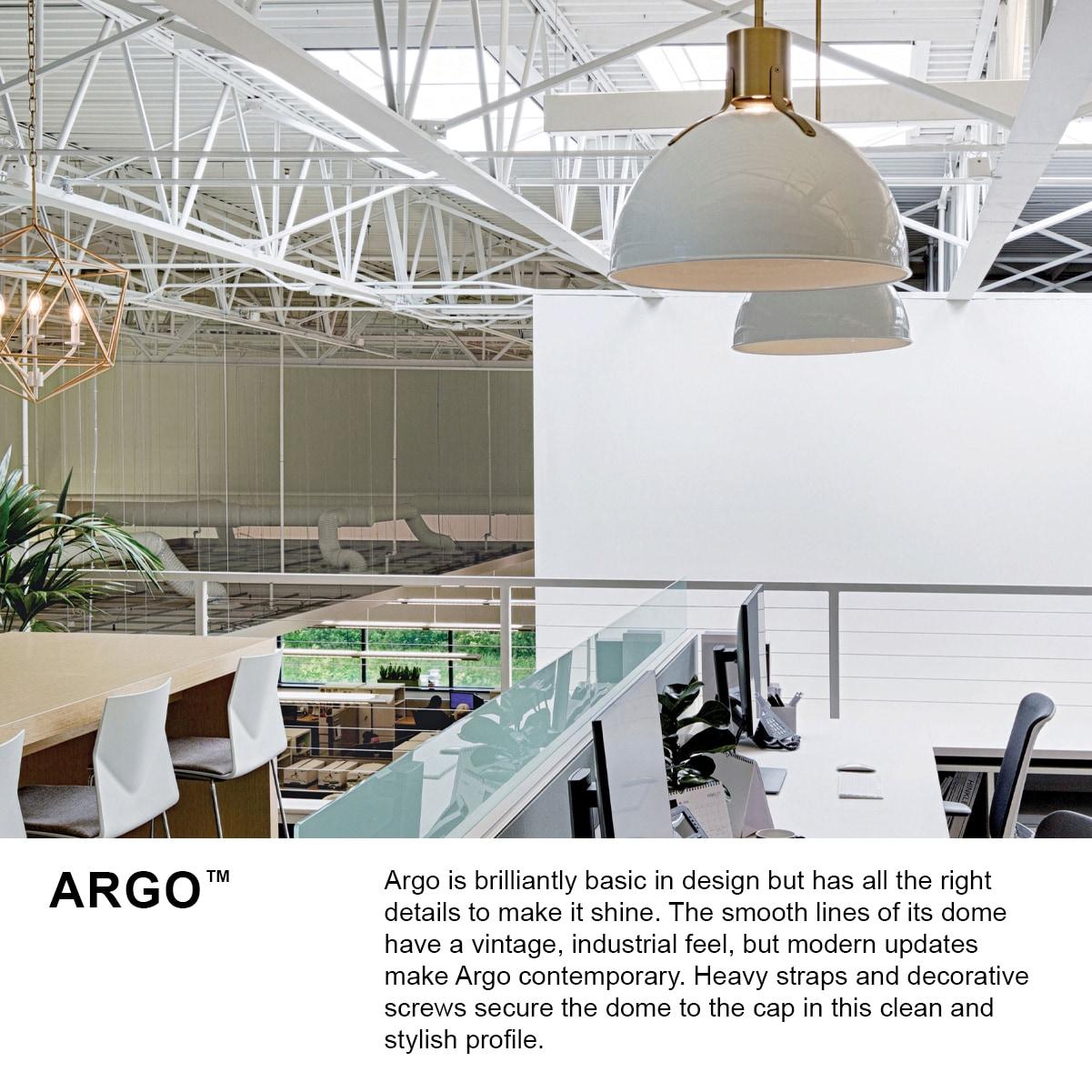 Hinkley Lighting Argo 1 - Light Pendant in  Heritage Brass