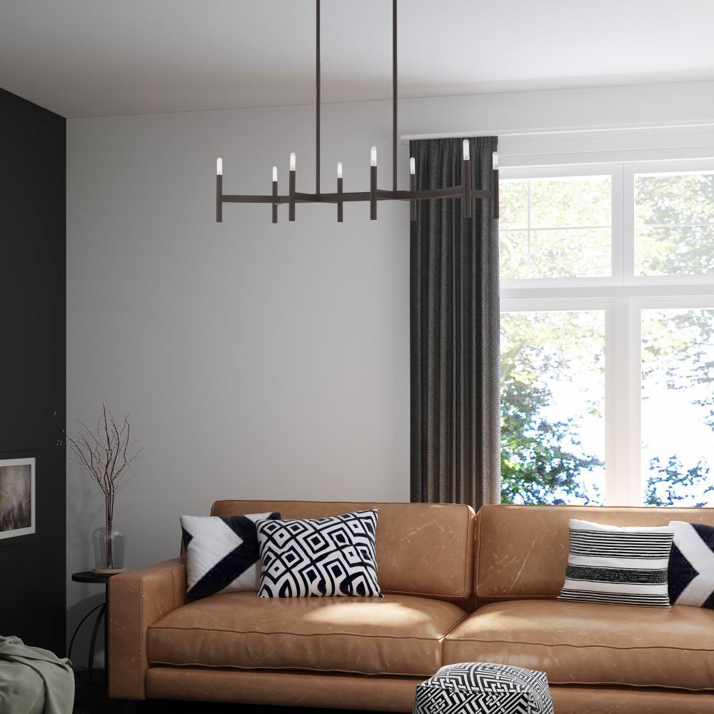 Livex Lighting Copenhagen 5 - Light Chandelier in  Brushed Nickel