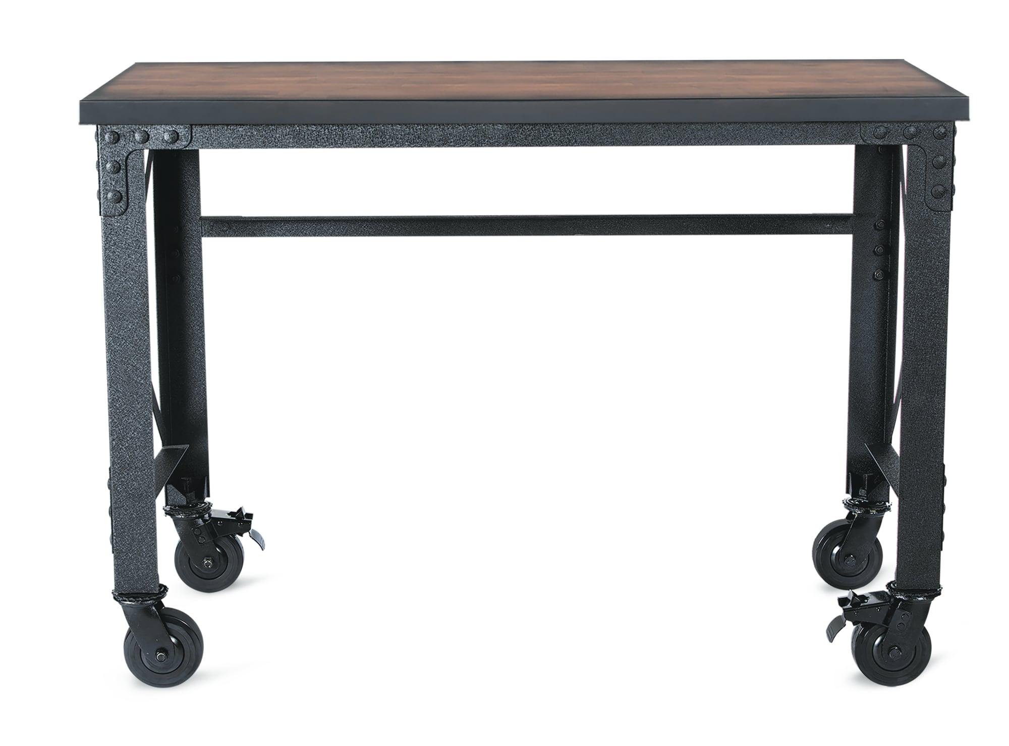 Duramax Building Products Solid Wood Top Metal Base Desk Shell
