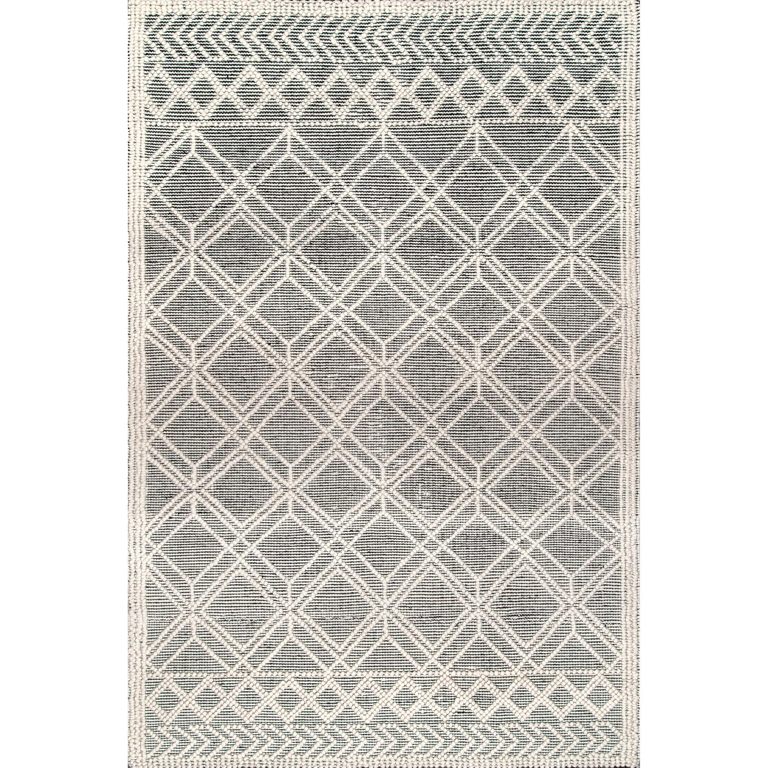 Nuloom Contemporary Trellis Natti Indoor Area Rug, 6' x 9', Gray