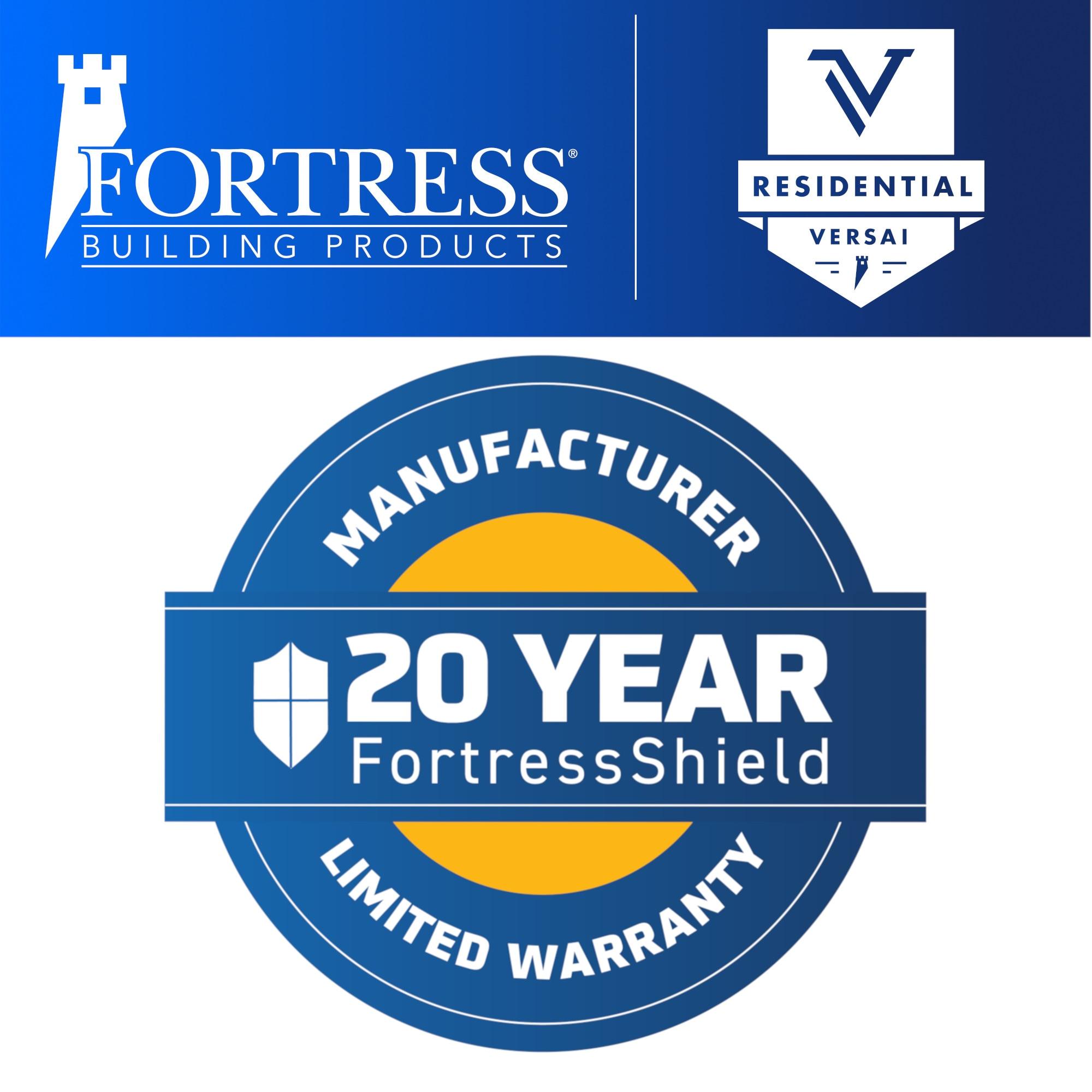 Fortress Building Products Versai Fortress Building Products Gloss Black Metal Line Post