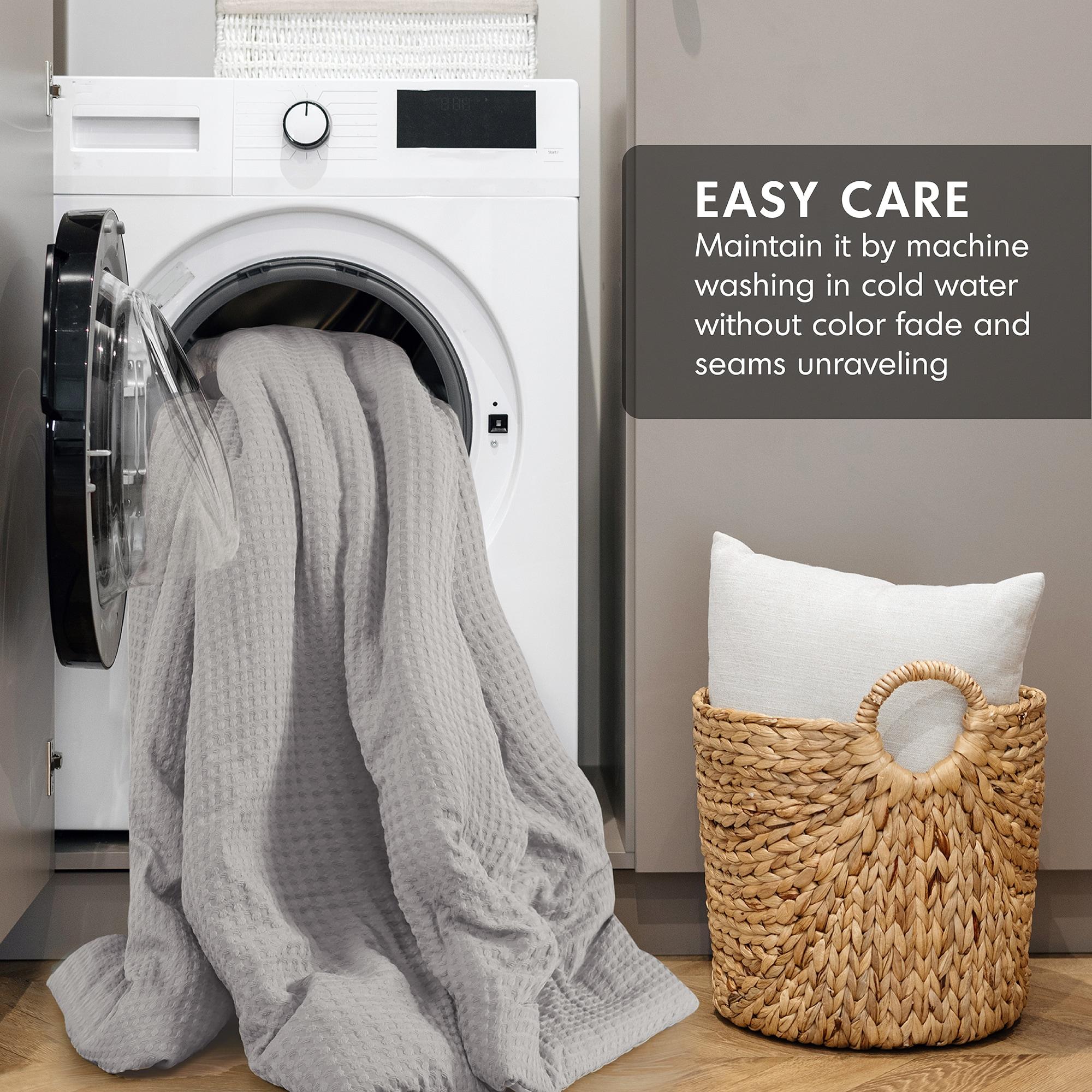 Comfort Spaces Light Grey Twin Comforter Set - 2 Pieces Breathable Dotted Knit Comforter Set, Modern Farmhouse Boho Comforter & Sham, All Season Microfiber Twin Bed Set