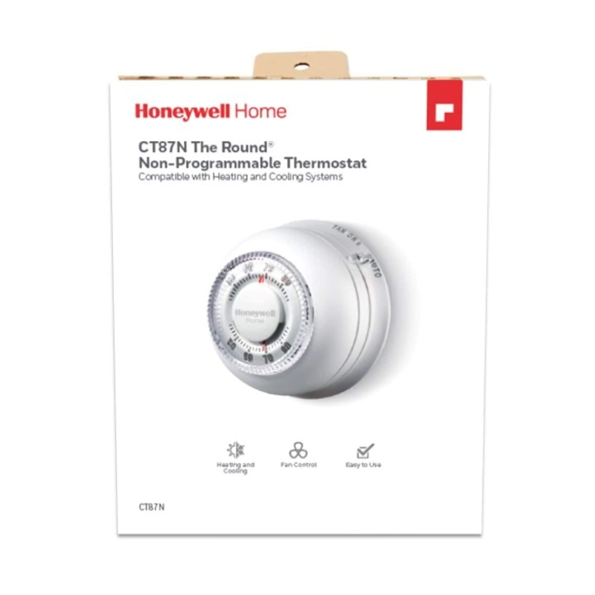 Honeywell Round Mechanical Thermostat Heat Only