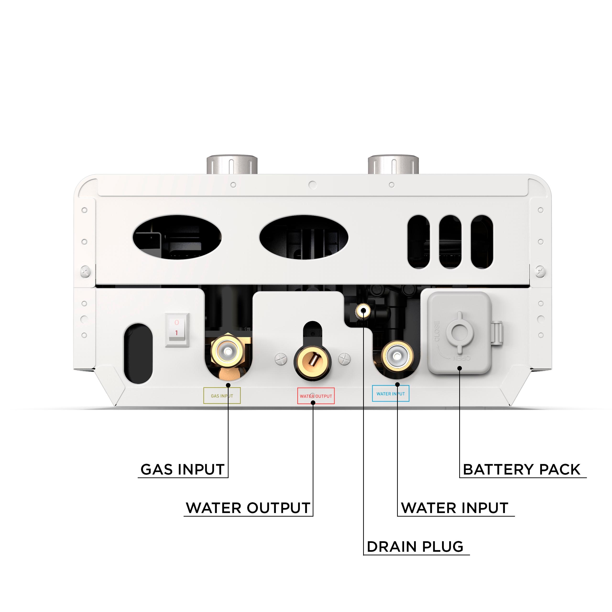 Eccotemp Luxe 1.85 GPM Portable Outdoor Tankless Water Heater