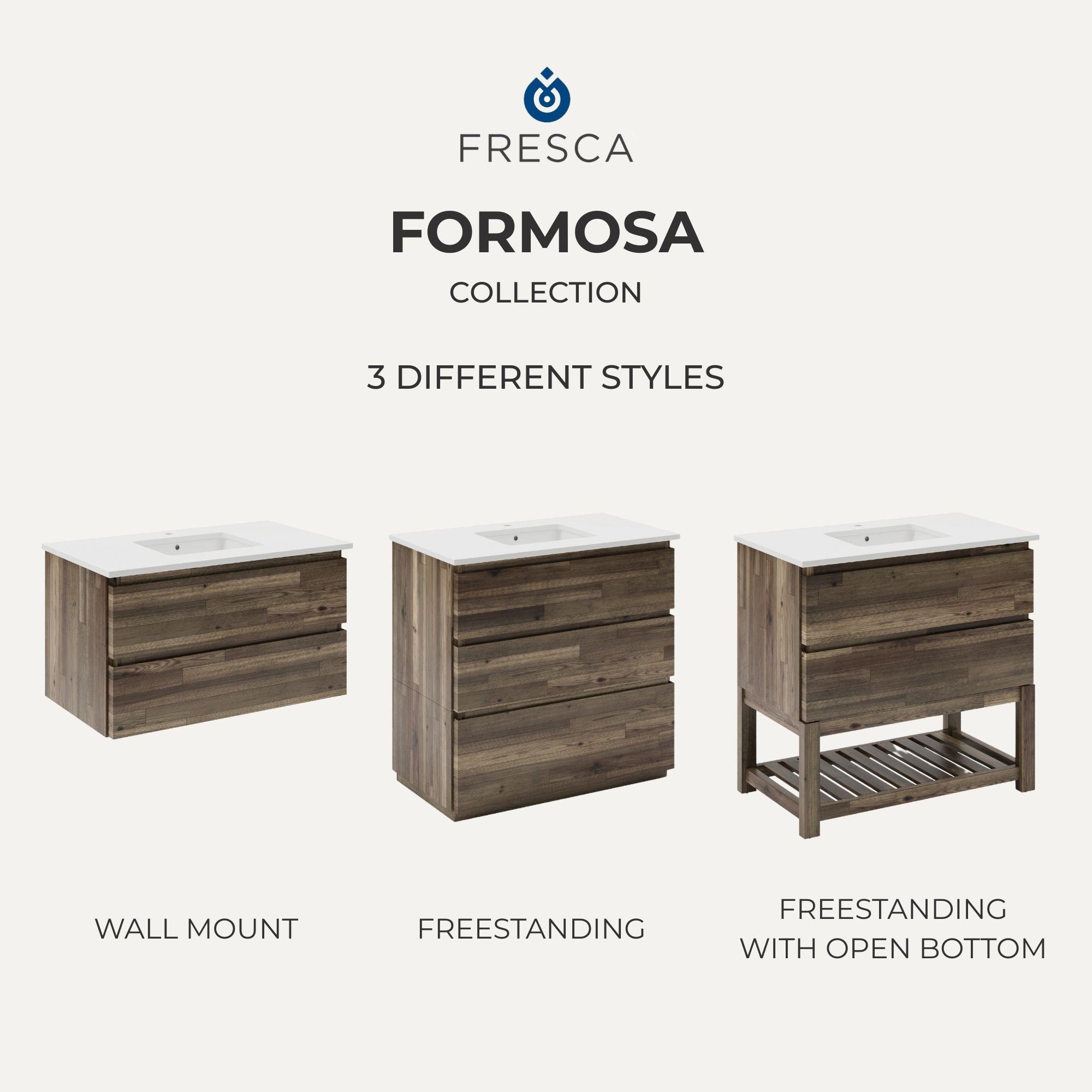 Fresca Formosa 35" Free-Standing Single Sink Bathroom Vanity Base Only