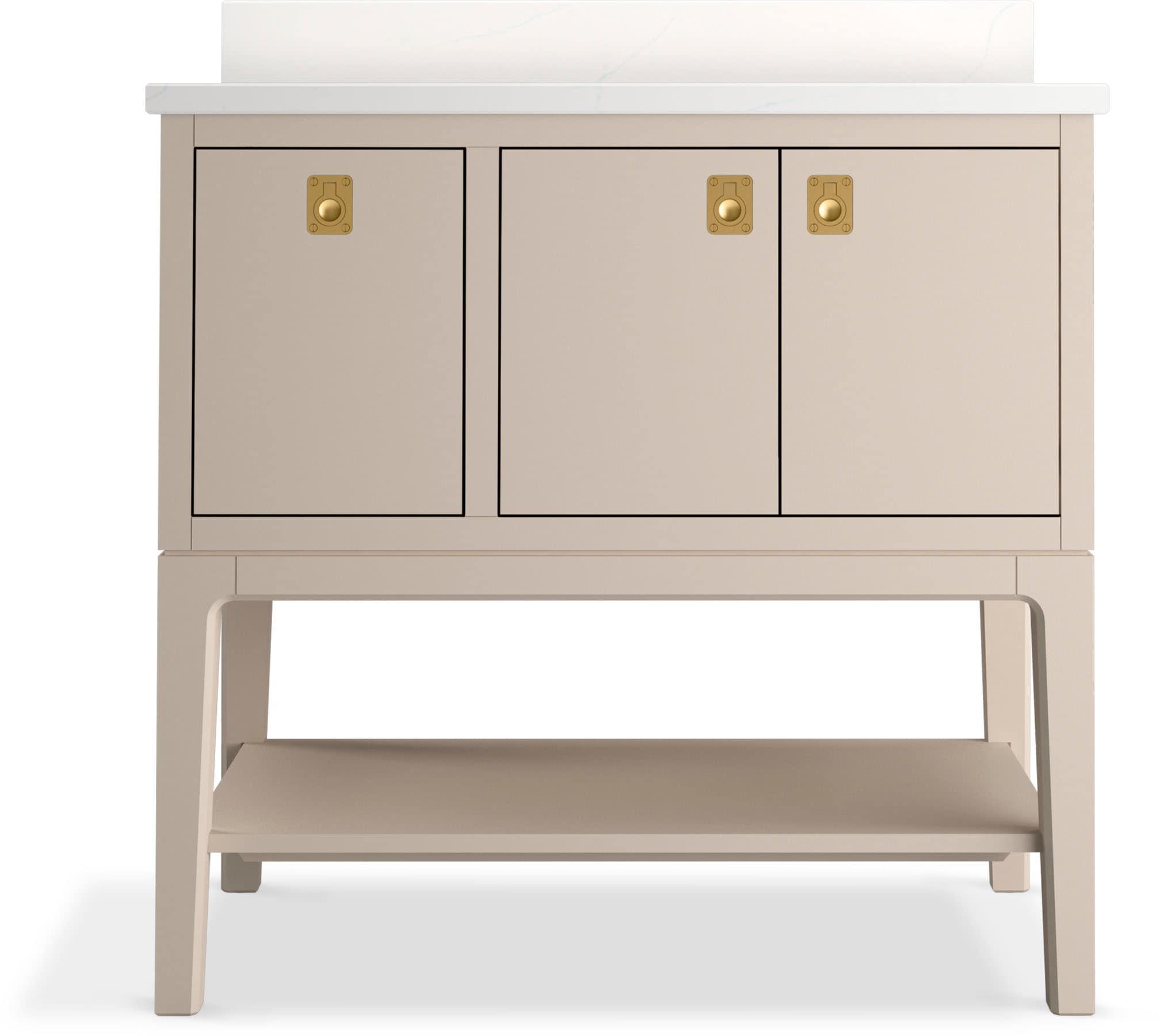 Seagrove By Studio McGee 36 in. Bathroom Vanity Cabinet With Sink And Quartz Top