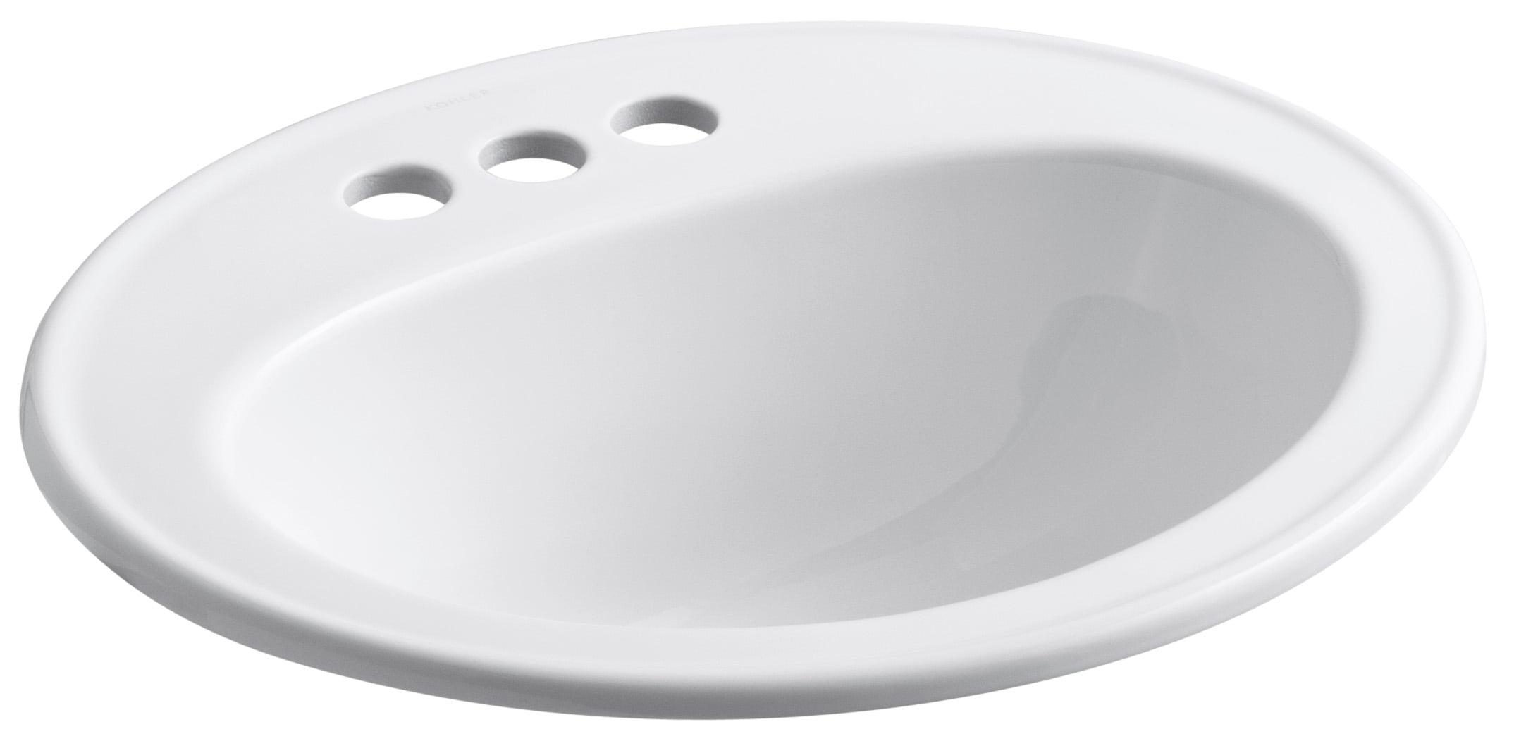 Pennington® Self-Rimming Drop-in Bathroom Sink with 4" Centers
