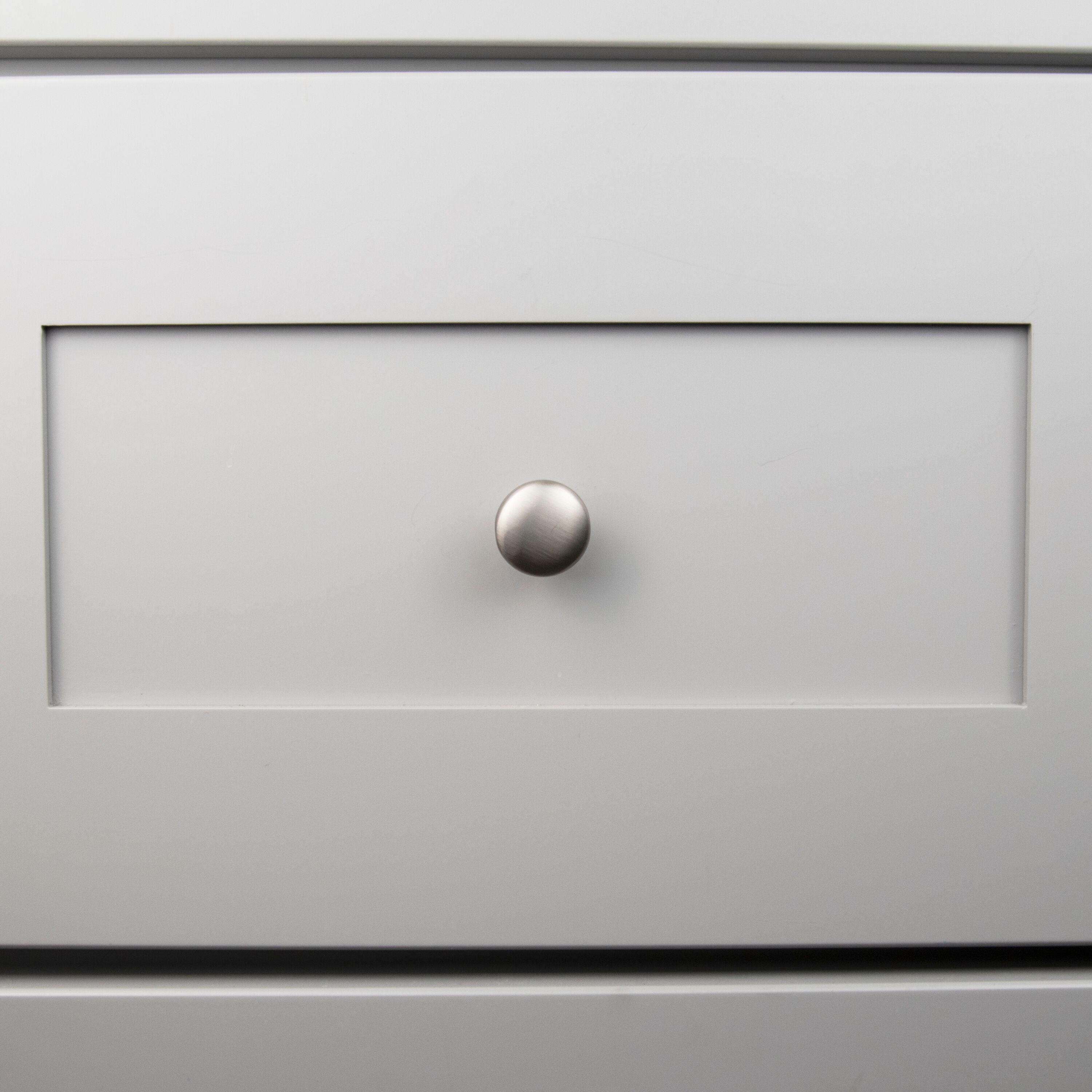 Hickory Hardware Heritage Designs Kitchen Cabinet Knobs, 1 1/8" Round Knob Pull for Doors, Drawers and Dressers (Set of 10)