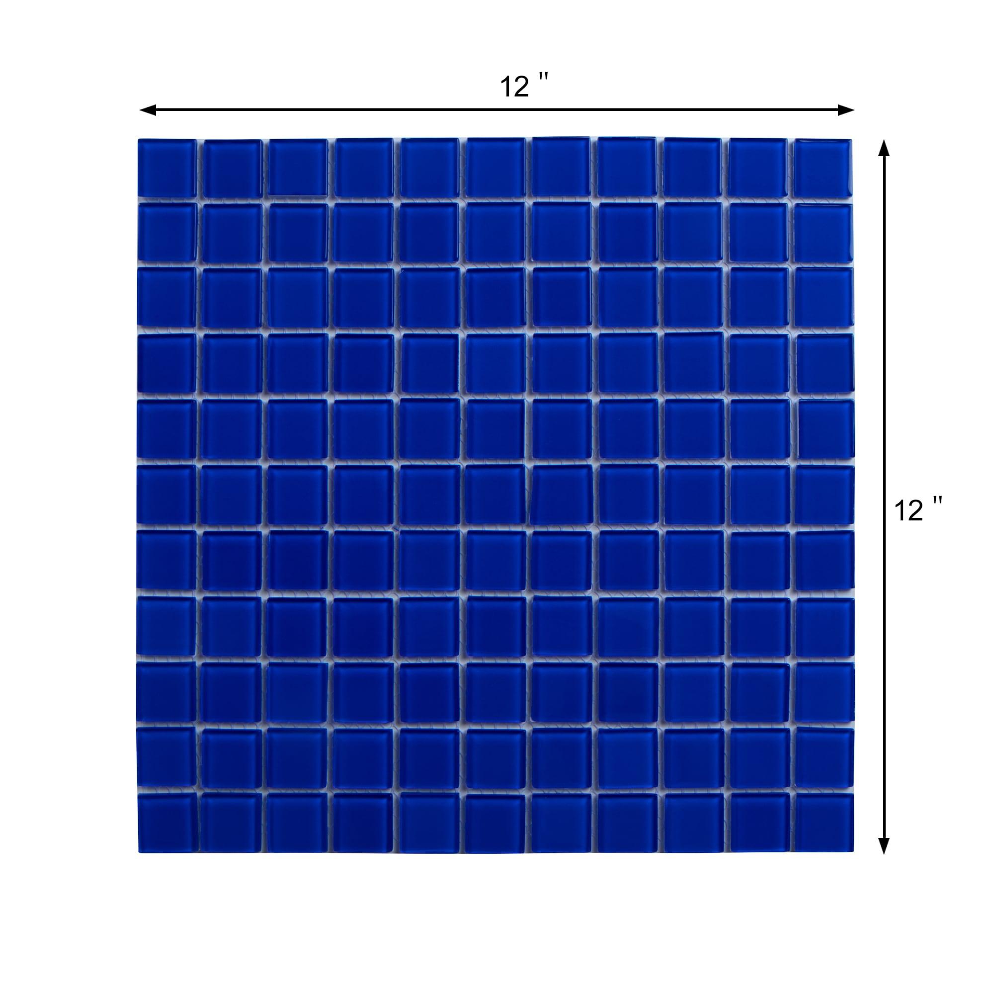 WS Tiles® 1" x 1" Straight Edge Glass Mosaic Tile