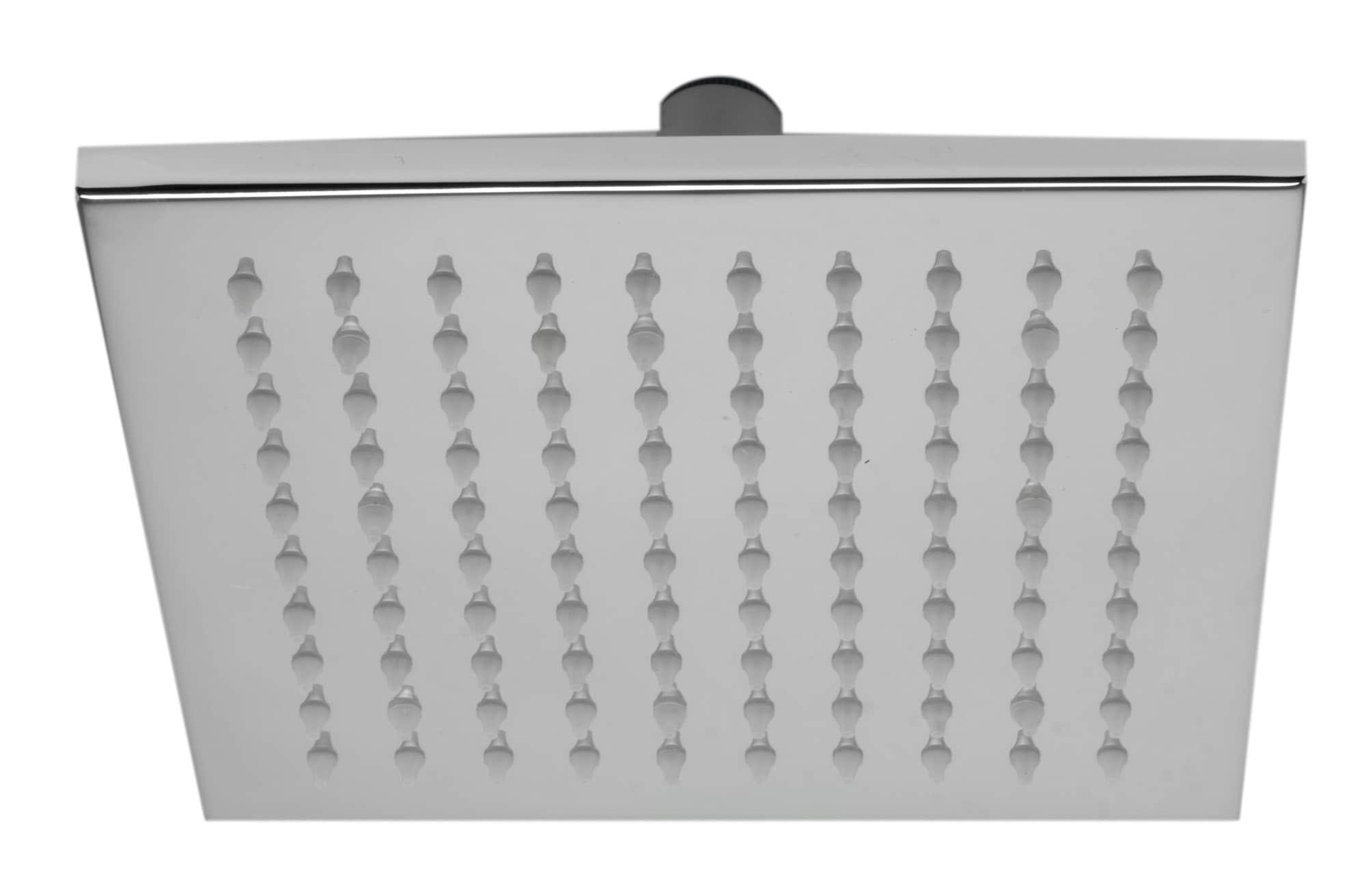 Alfi Brand Rain Fixed Shower Head 1.8 GPM GPM with Temperature-based LED LED8S-BN