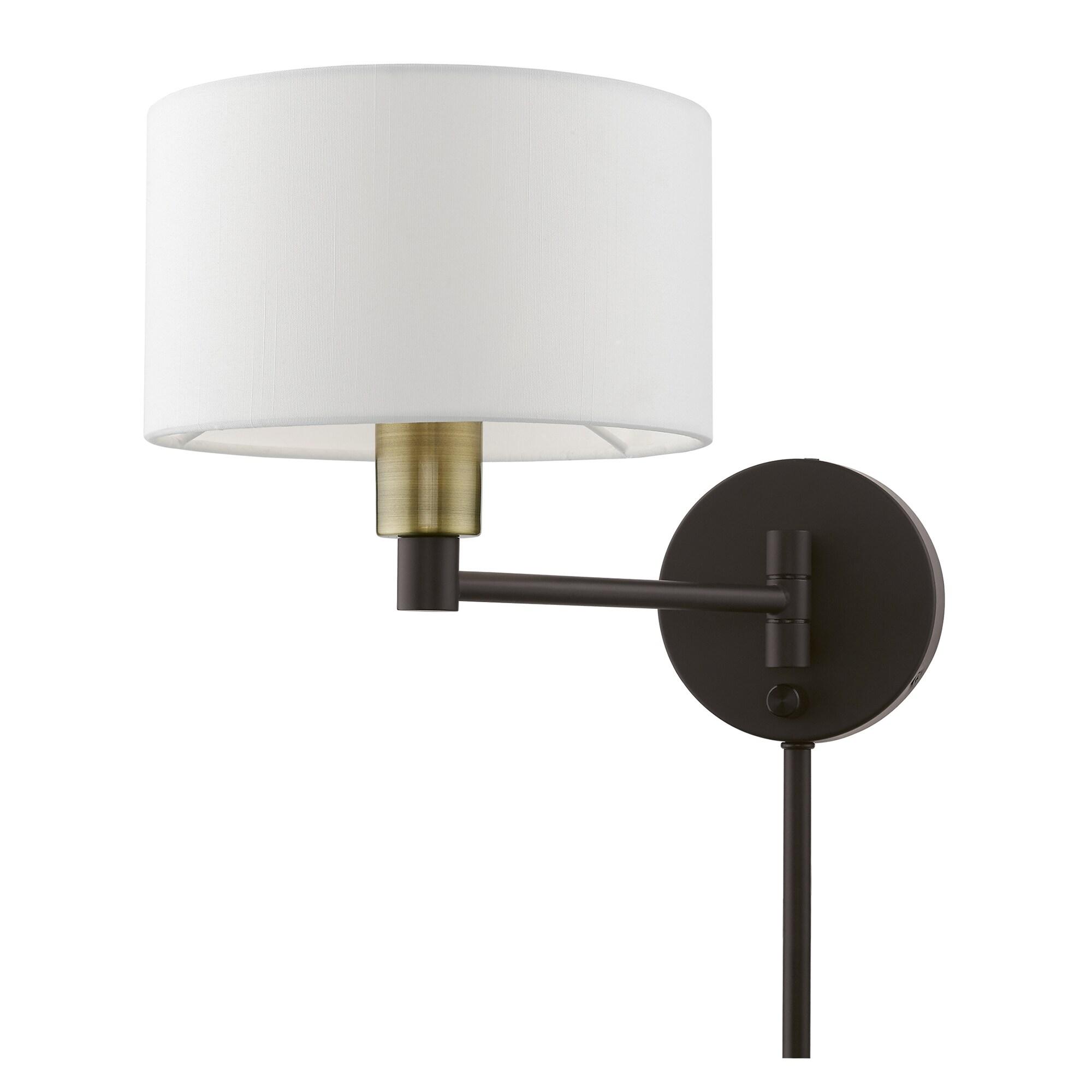 Livex Lighting 1 - Light Wall Light in  Bronze/Antique Brass