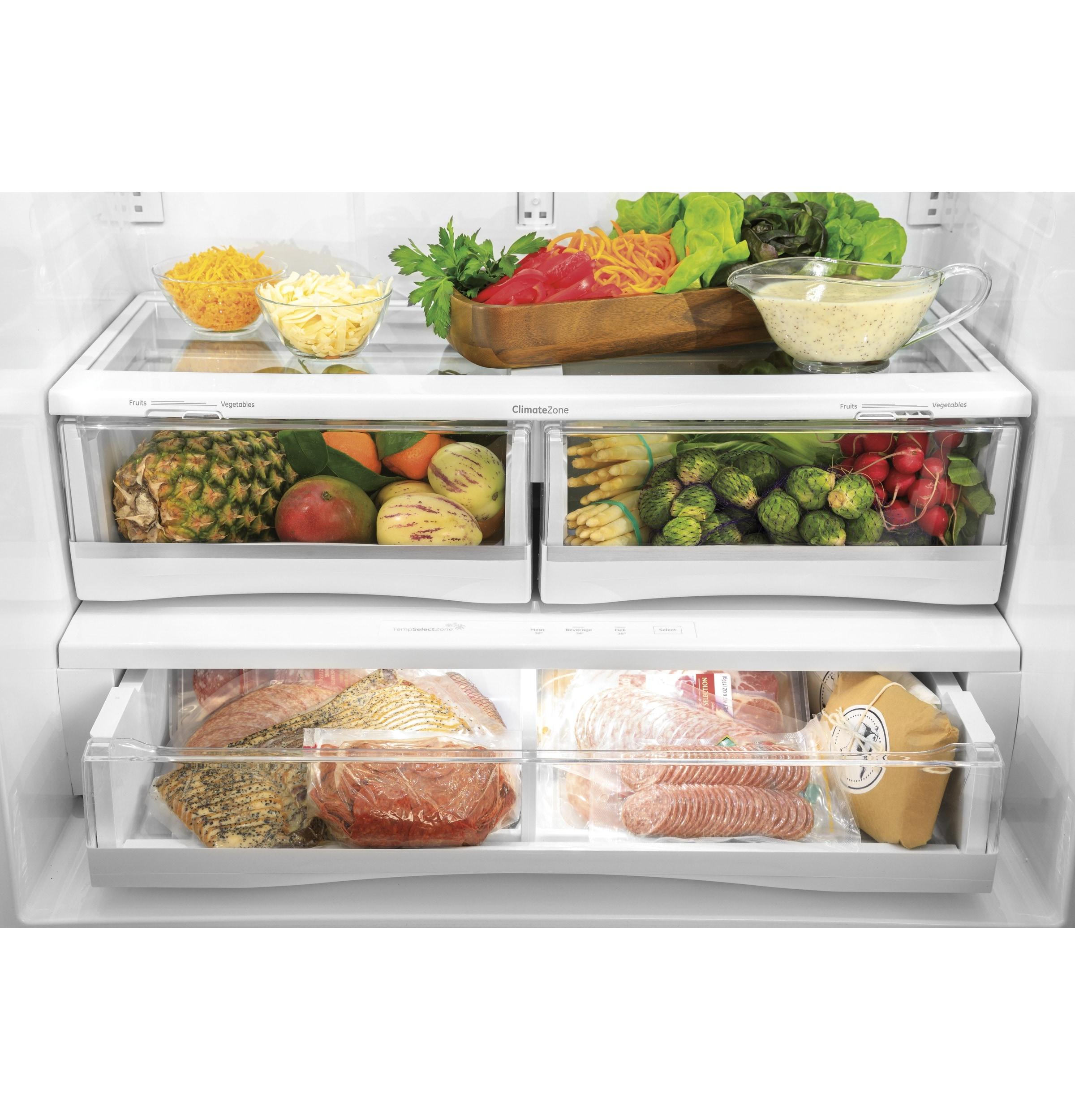 35.75" Counter Depth French Door 23.1 cu. ft. ENERGY STAR Refrigerator