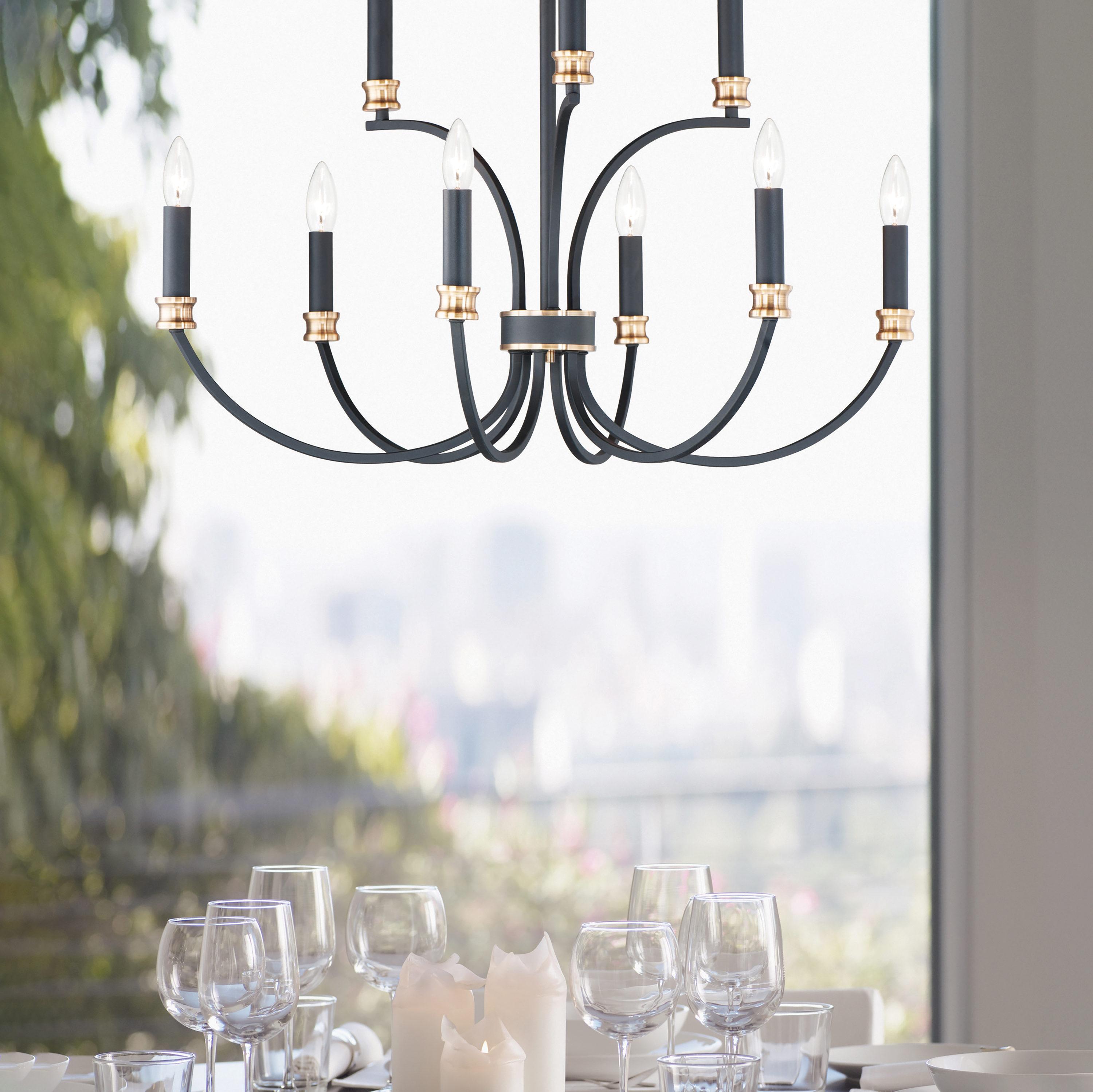 11377BKAB-Maxim Lighting-Charlton - 9 Light Chandelier     -Traditional Installation