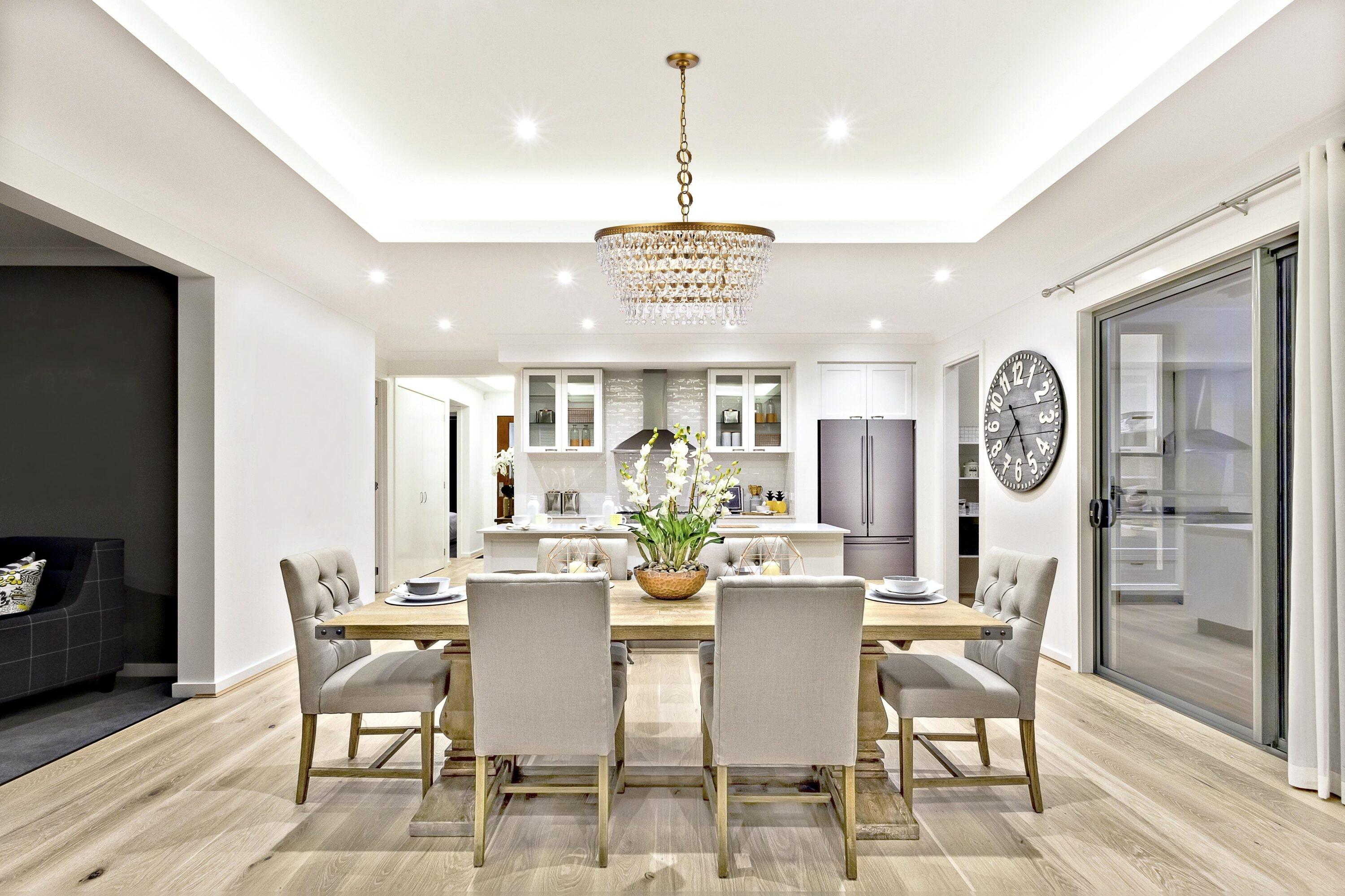 Elegant Lighting Nordic 6 - Light Chandelier in  Brass