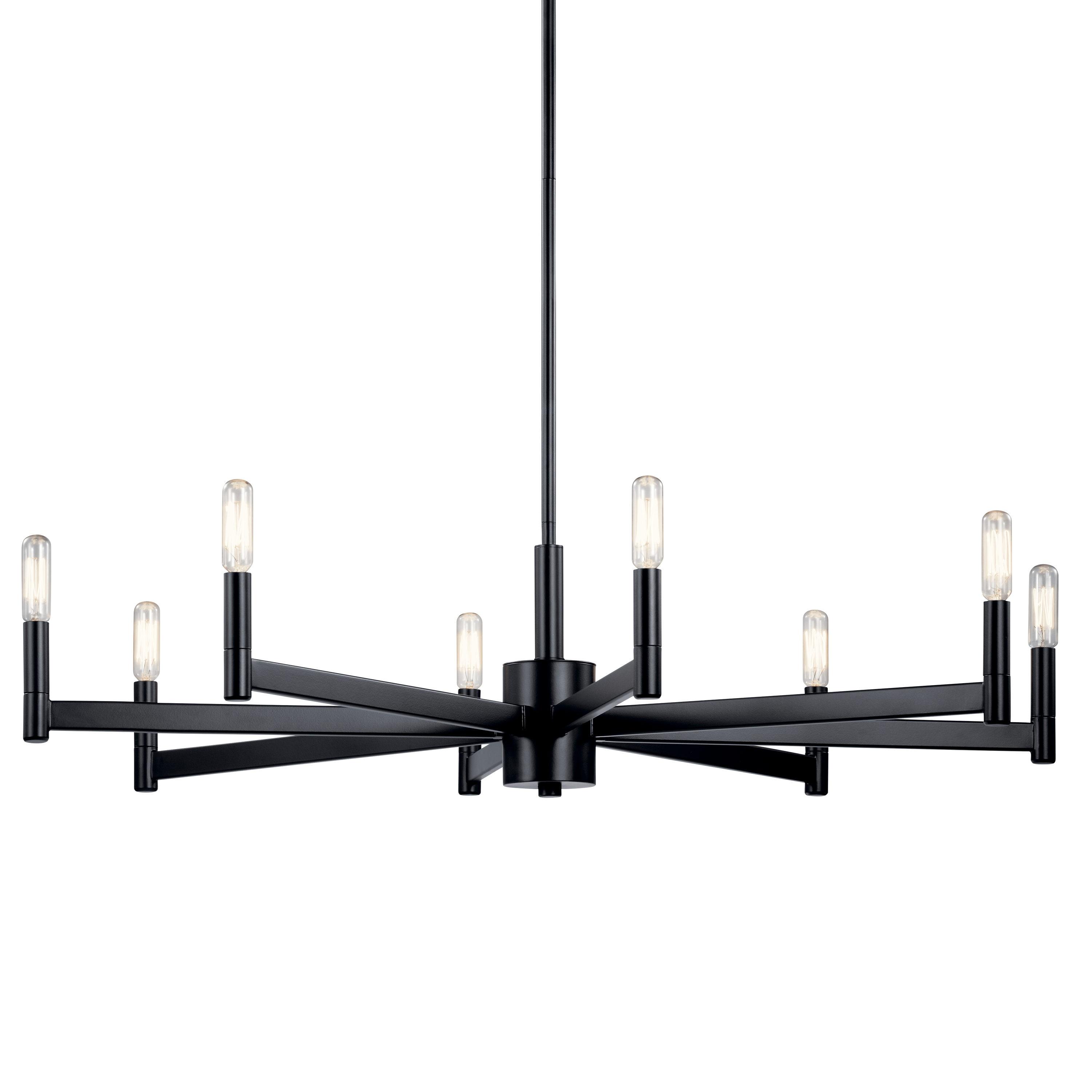 Kichler Lighting Erzo 8 - Light Chandelier in  Black