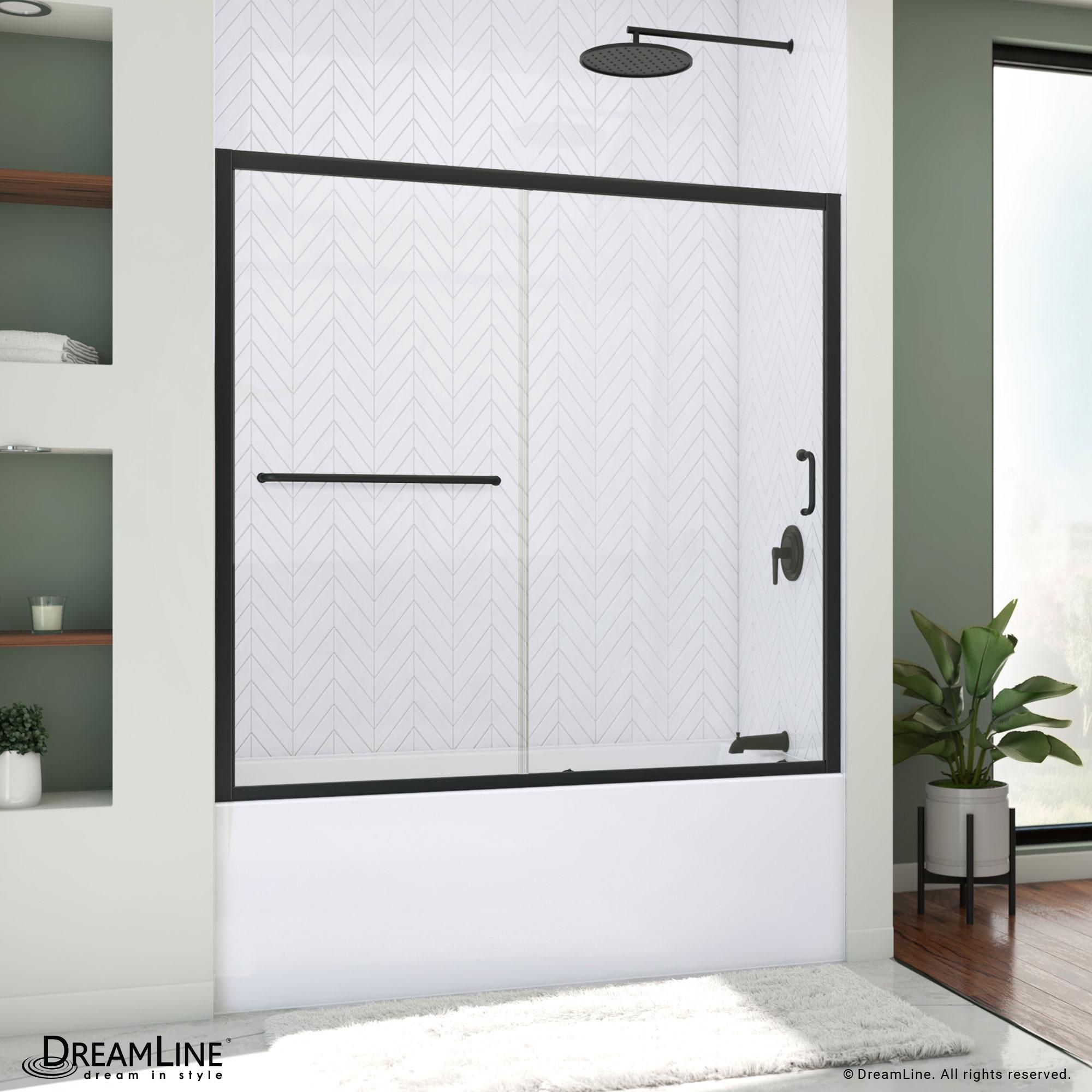 Infinity-Z 28" x 60" Rectangle Sliding Tub Enclosure