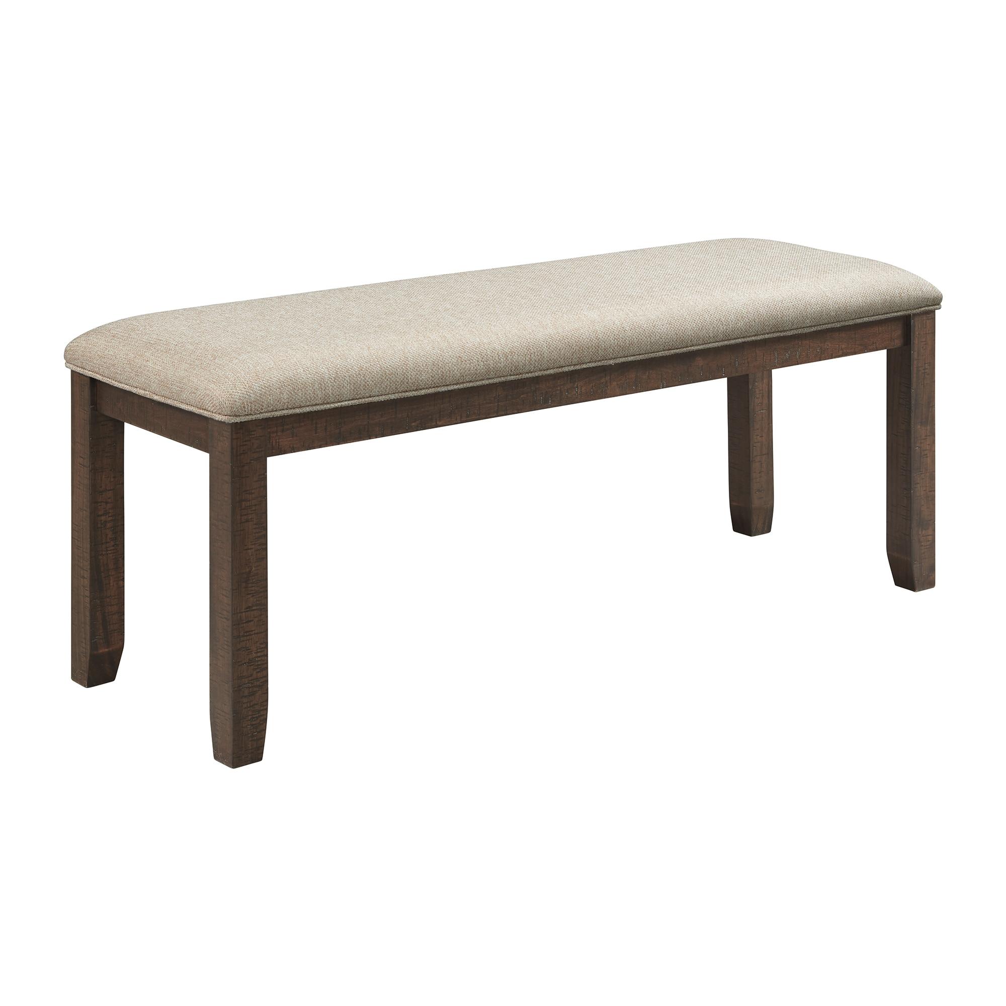 Elements Dex 6PC Dining Set (72" Table + 4 Chairs + Bench) in Cherry