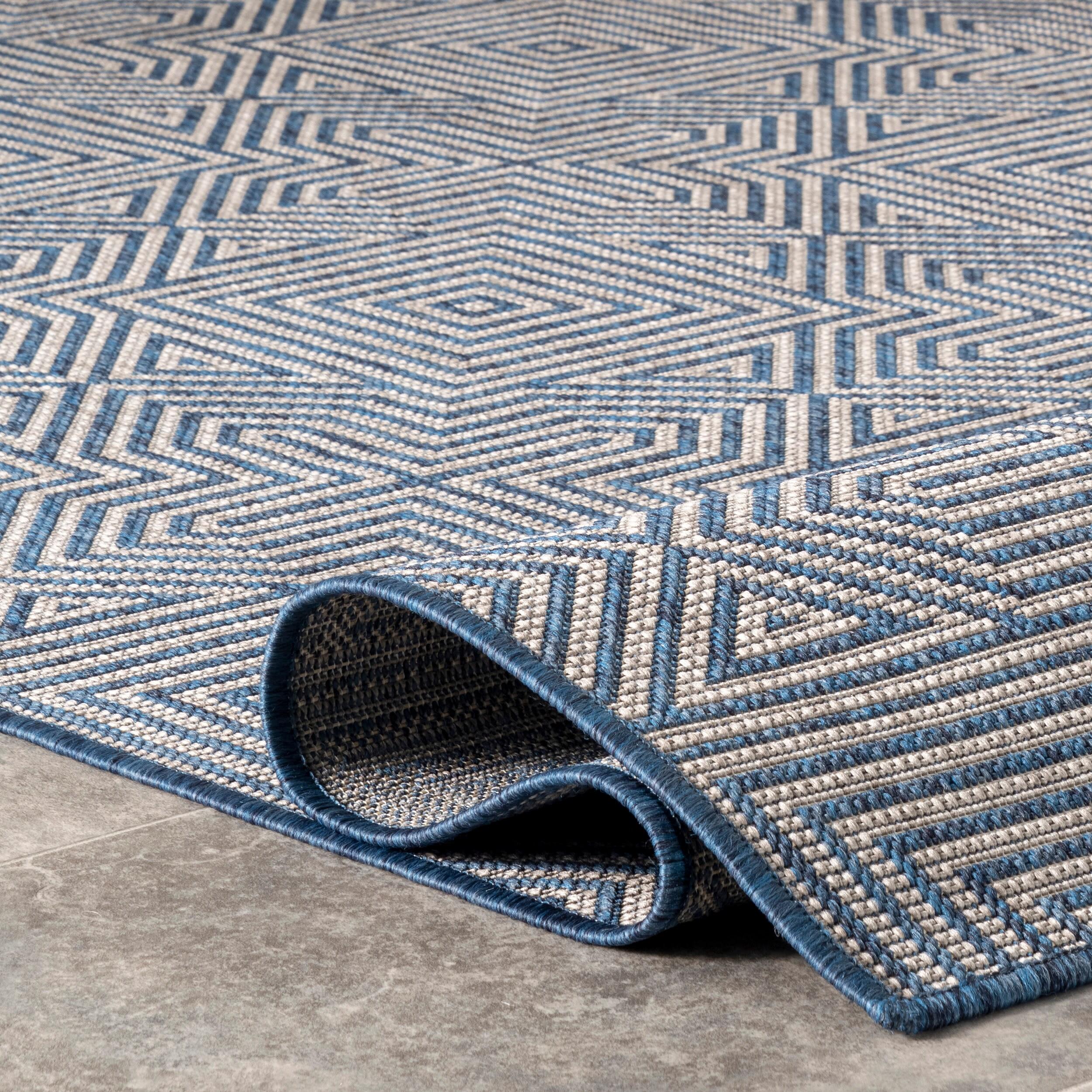 nuLOOM Kelsey Modern Abstract Indoor and Outdoor Area Rug