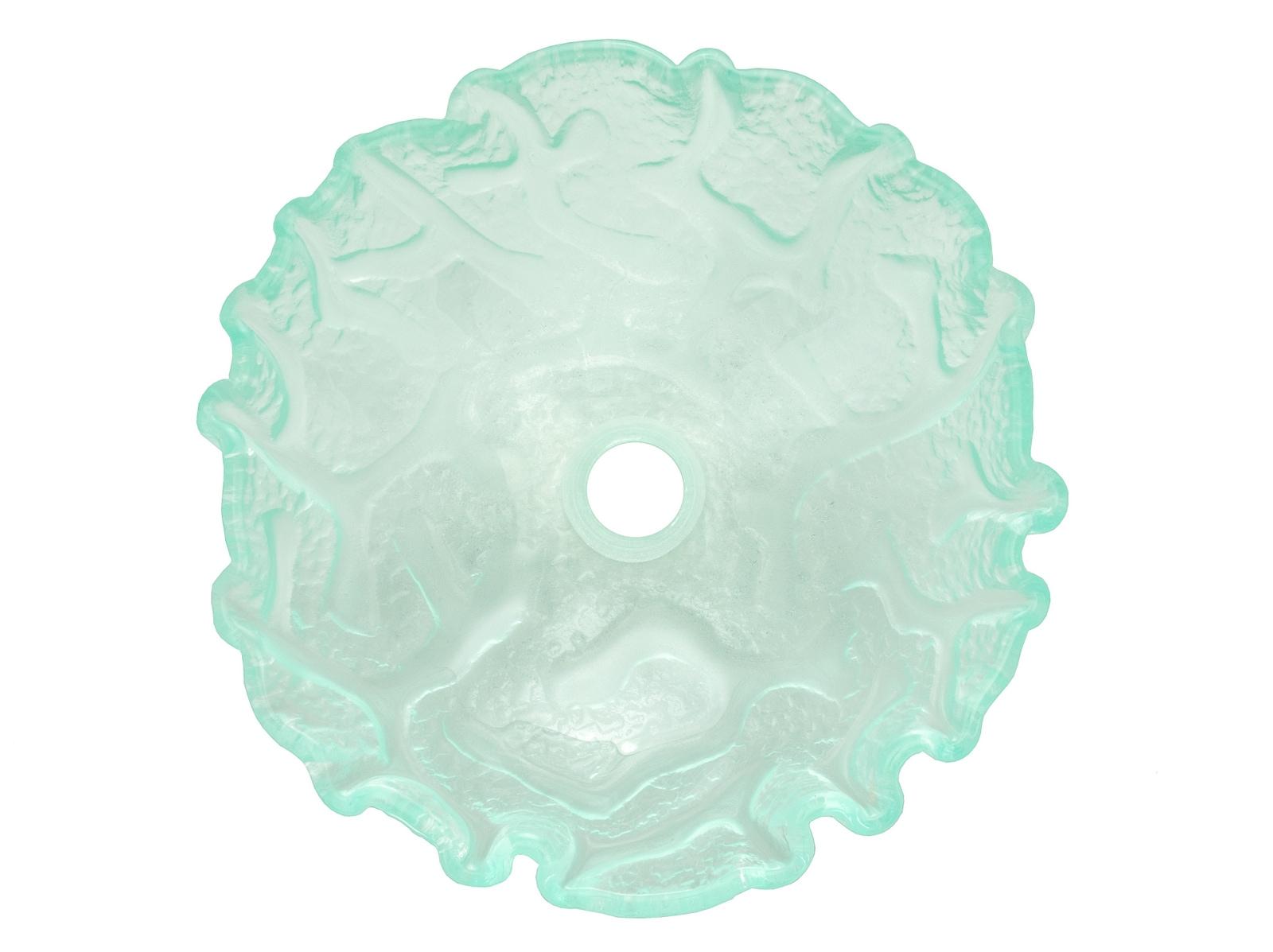 Eden Bath 16.5'' Clear Tempered Glass Specialty Bathroom Sink