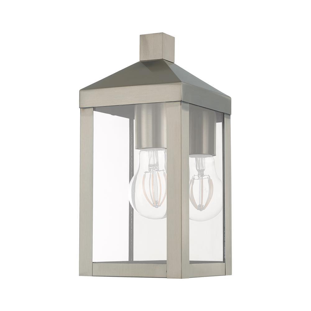 Livex Lighting Nyack 1 - Light Wall Light in  Brushed Nickel