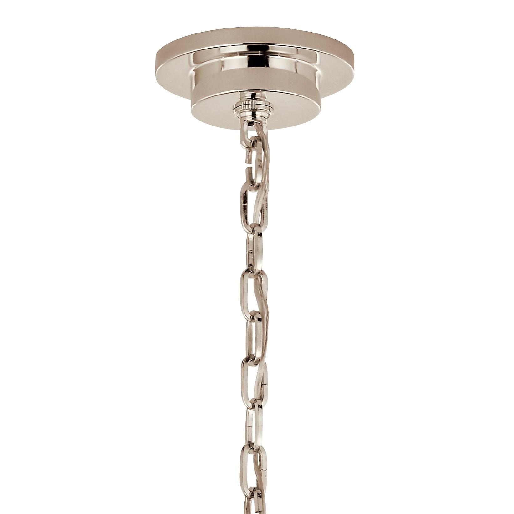 Kichler 52705 Carrick 6 Light 33" Wide Taper Candle Ring Chandelier - Nickel