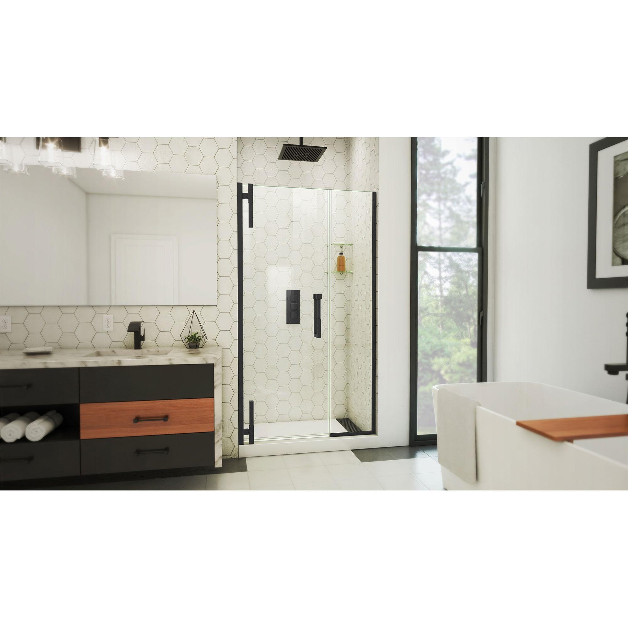 DreamLine Ascend 40-41 in. W x 72 in. H Frameless Pivot Shower Door