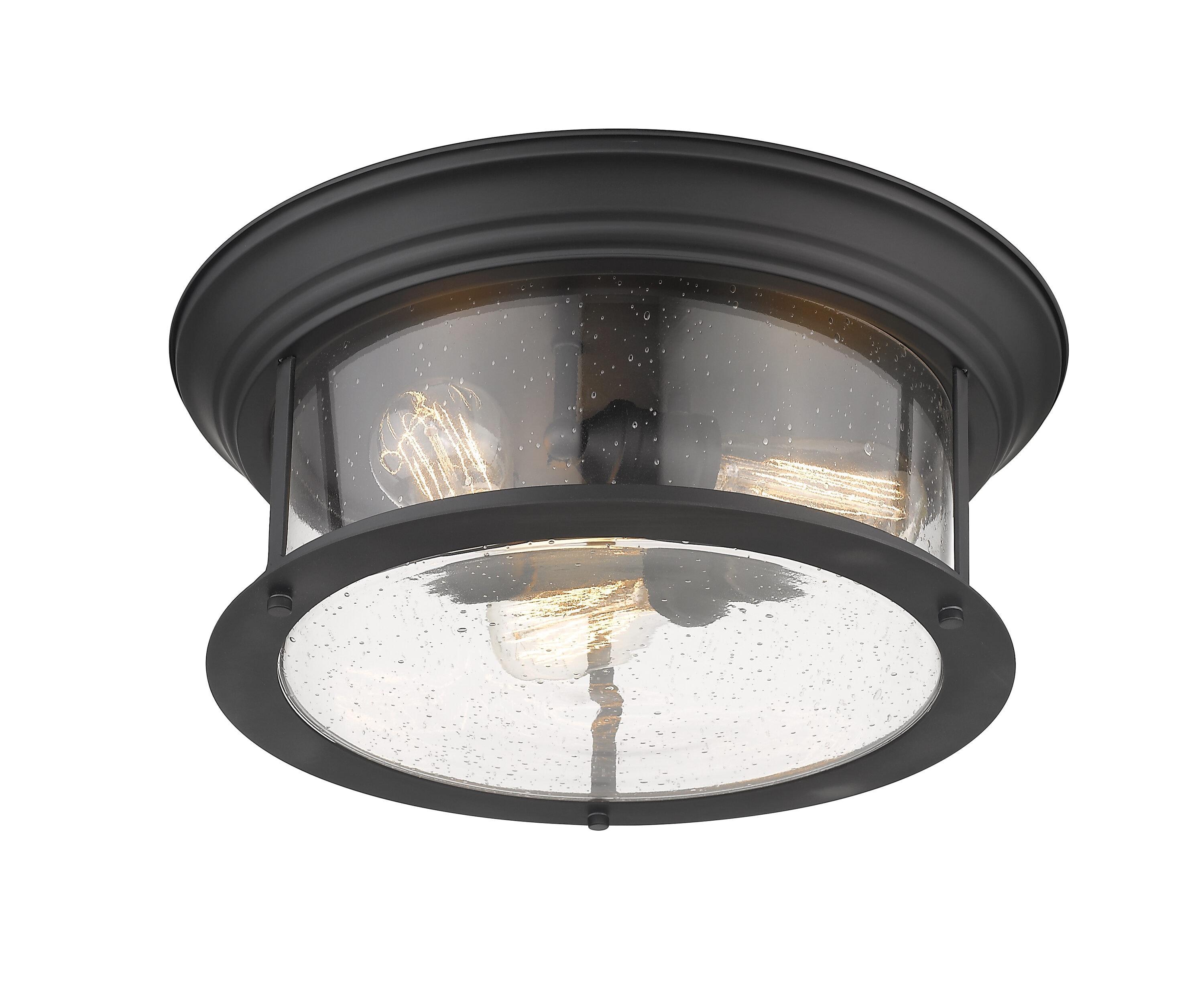 Z-Lite Sonna 3 - Light Flush Mount in  Matte Black