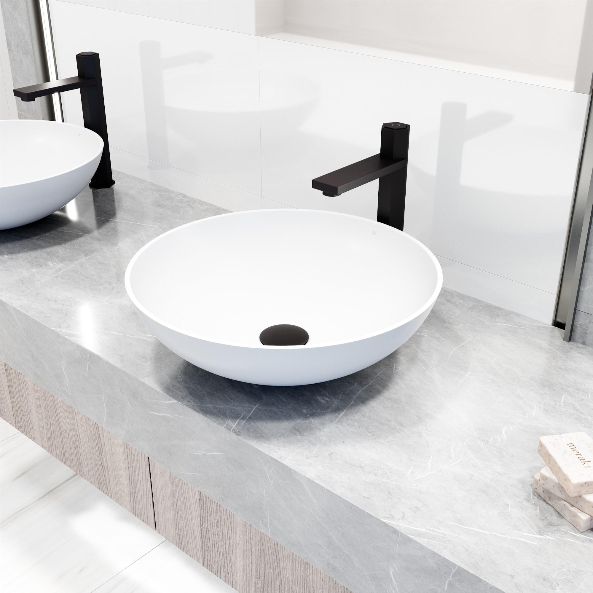 Nova 10" H Single Handle Vessel Sink Bathroom Faucet
