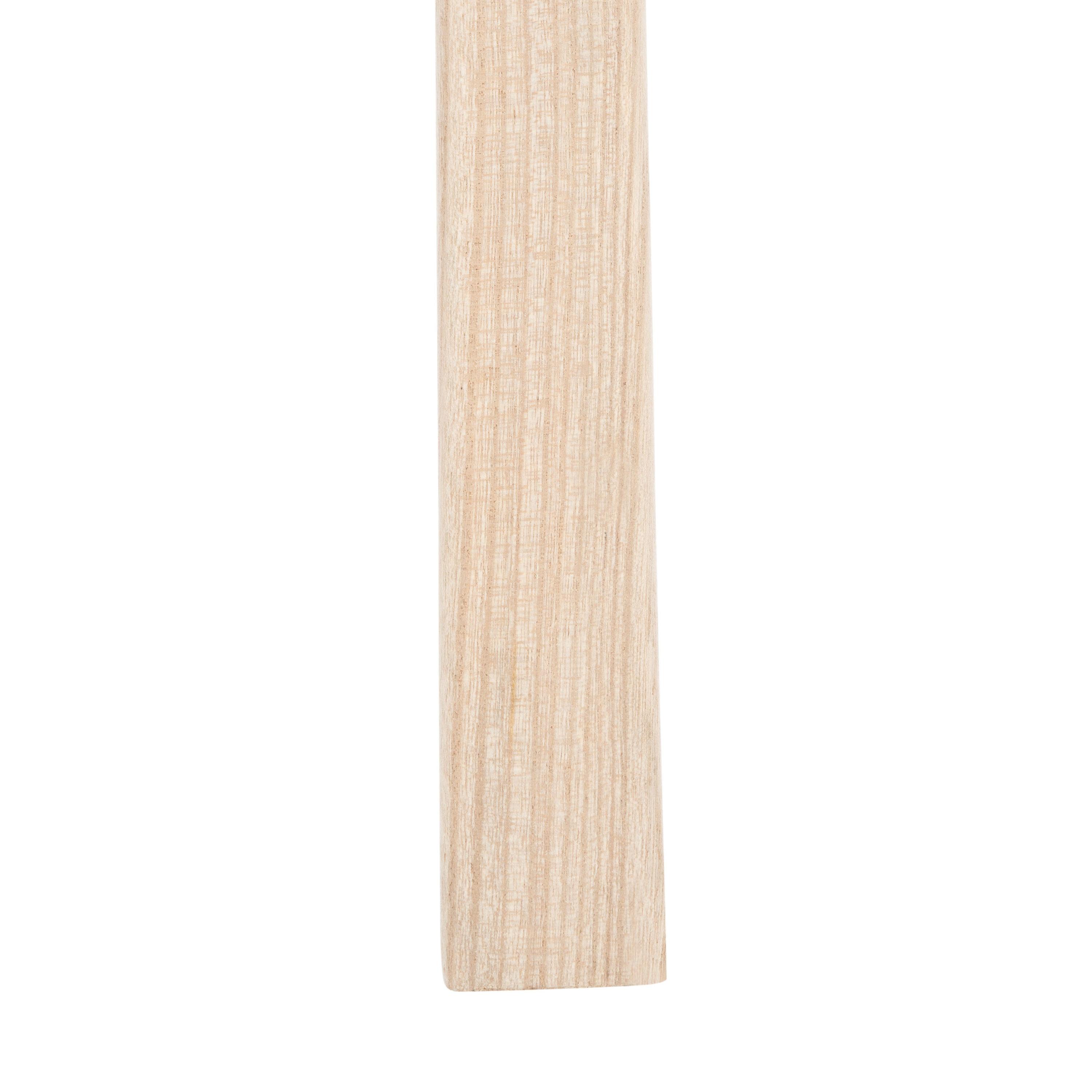 SAFAVIEH Abreu Rectangle Barstool, White/Light Natural (18.5 in. W x 20 in. D x 30 in. H)