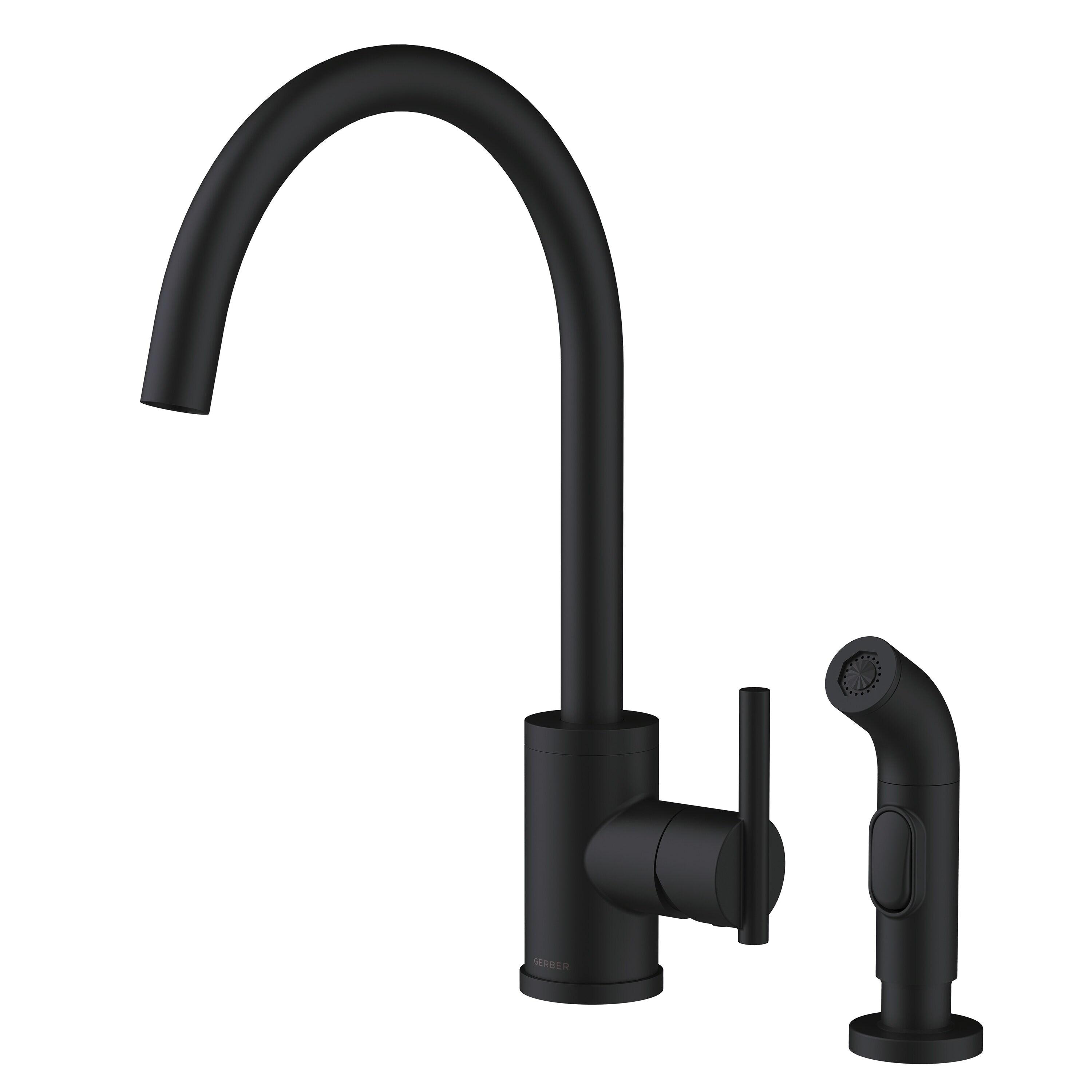 Parma Single Handle Kitchen Faucet with Side Spray