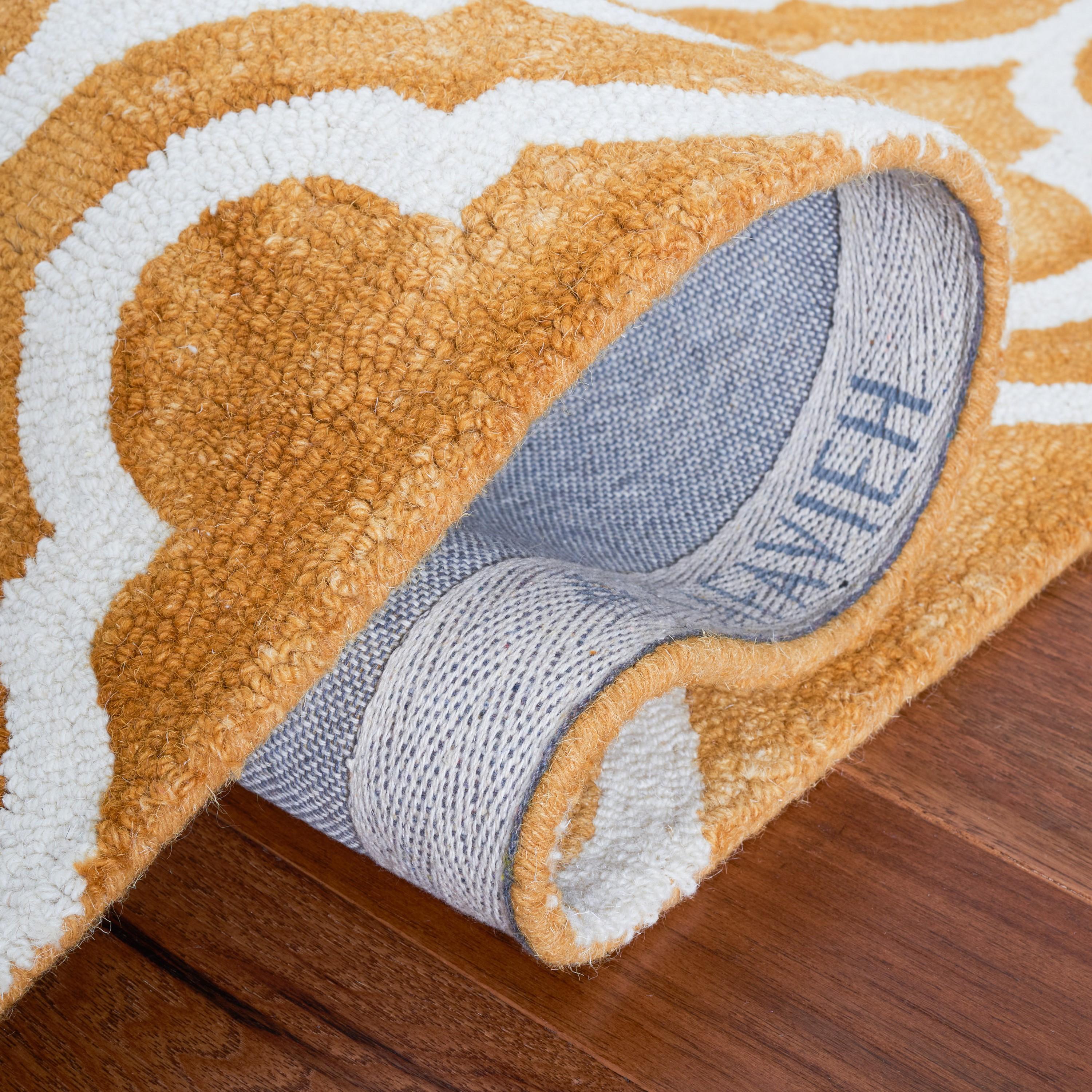Dip Dye DDY537 Hand Tufted Indoor Accent Rug - Gold/Ivory - 2'6"x4' - Safavieh