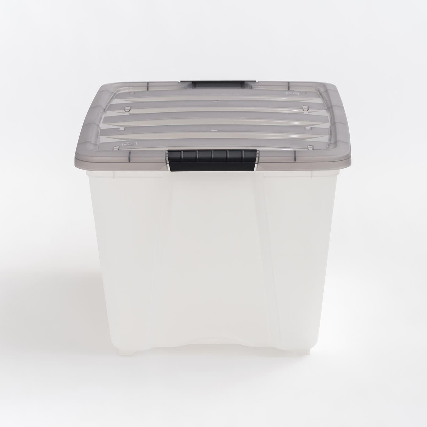 IRIS USA, Inc. Plastic Storage Box with Latching Lid in Clear & Reviews | Wayfair