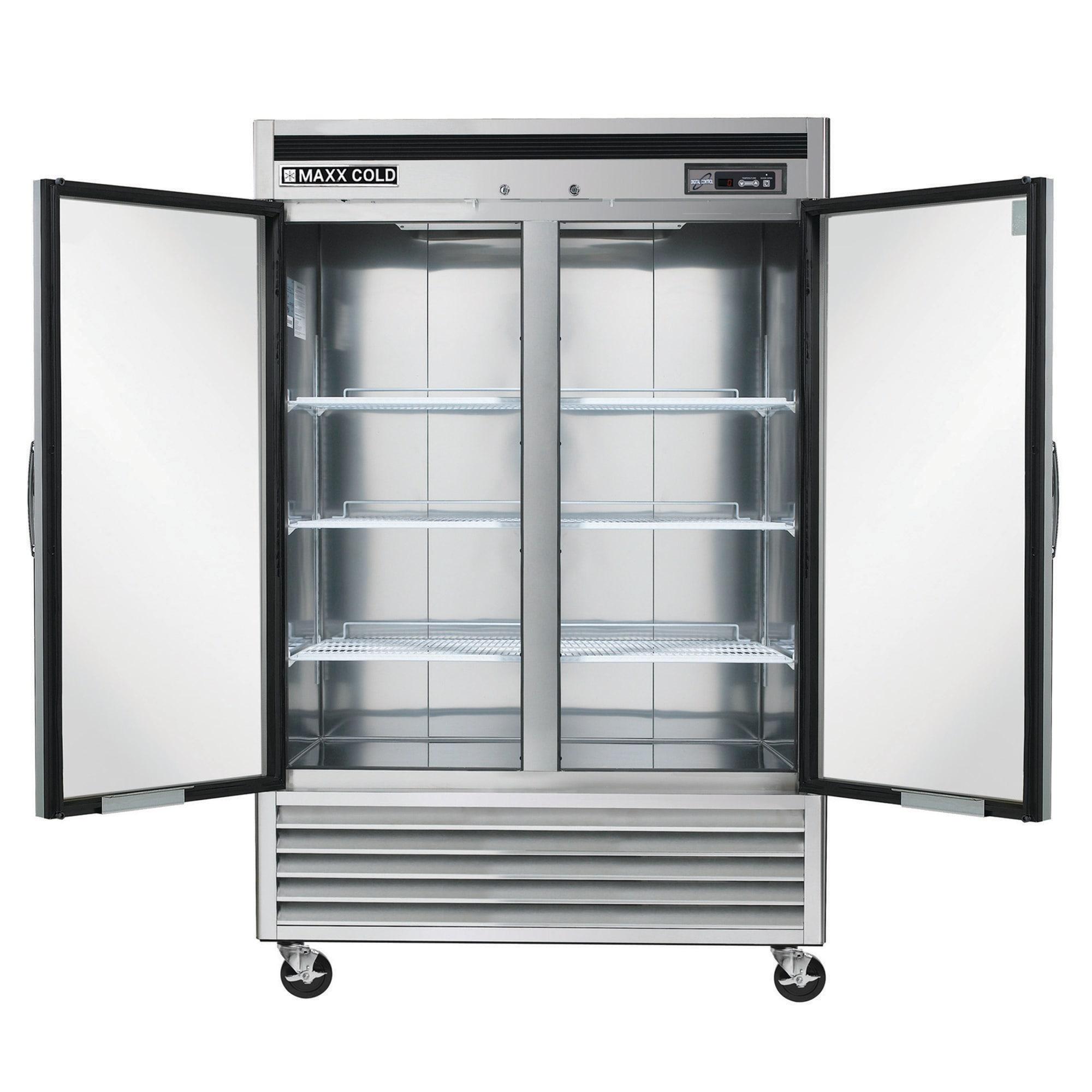 Maxx Cold 54" Double Door Energy Star Reach-In Freezer, Bottom Mount