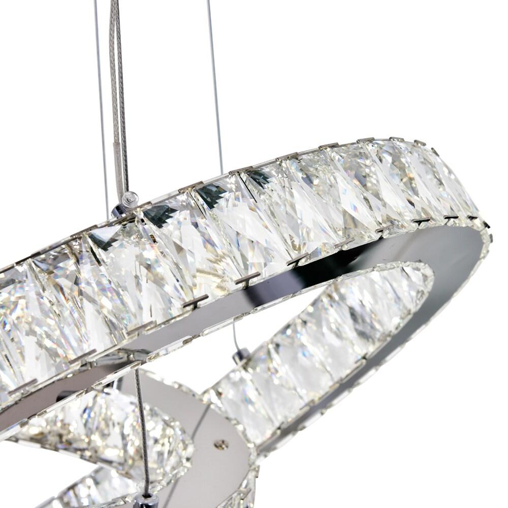 CWI Lighting Florence LED Chandelier With Chrome Finish