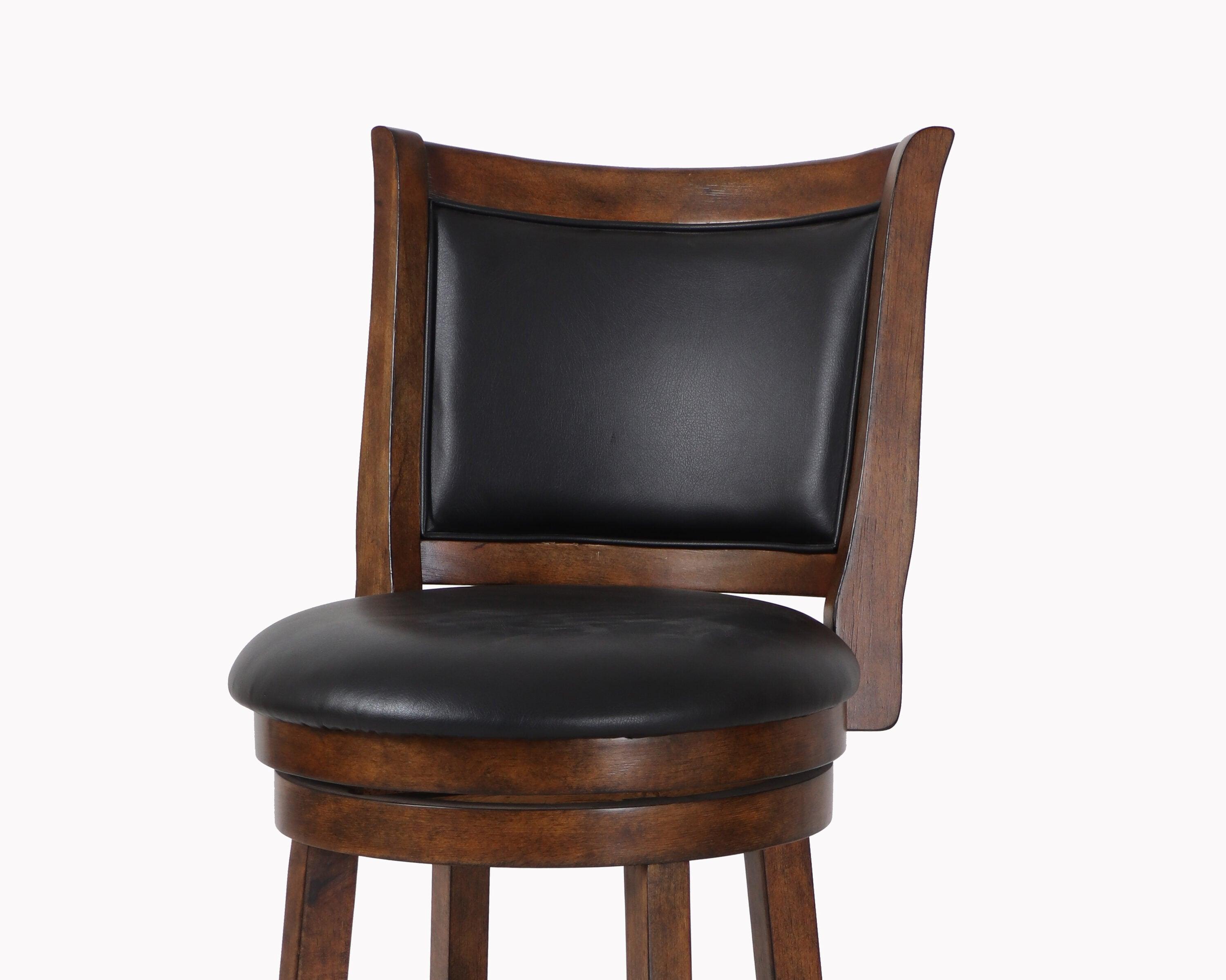 New Classic Furniture,Furniture Bristol 24" Solid Wood Counter Stool In Brown