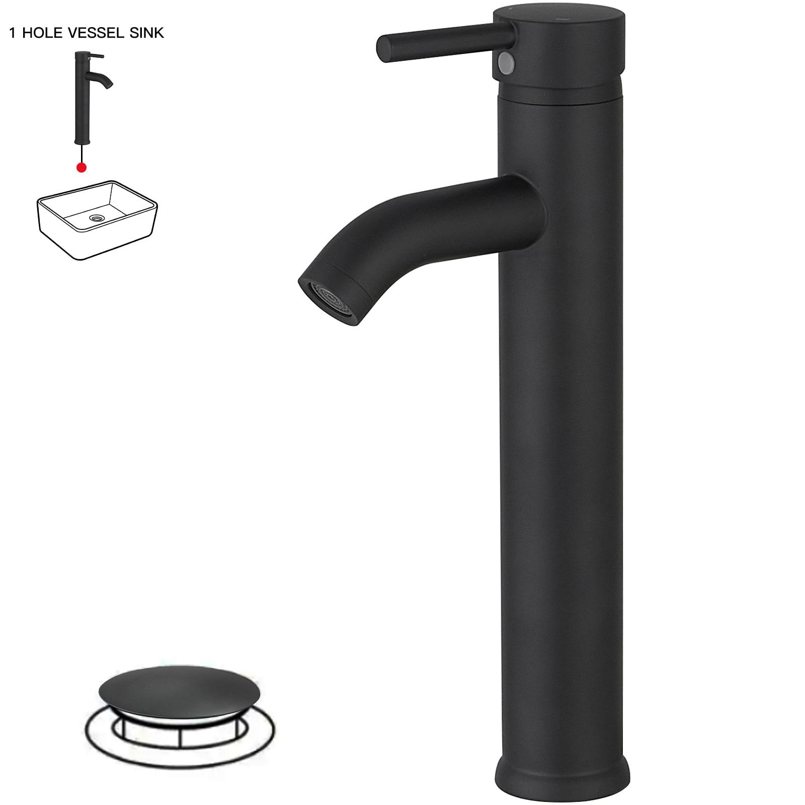 Vessel Sink Faucet Single-handle Bathroom Faucet with Drain Assembly