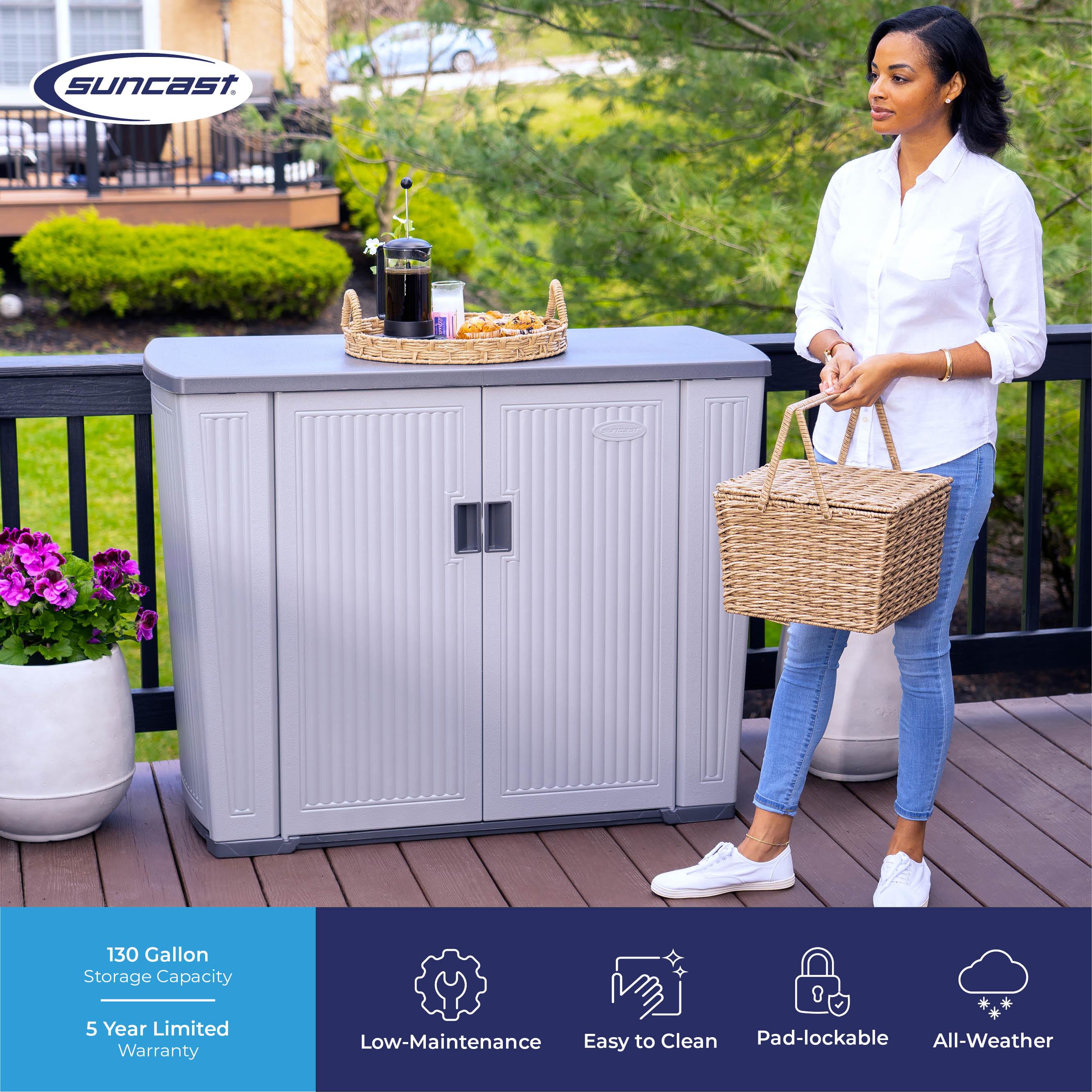 Suncast Suncast 130 Gallon Water Resistant Deck Box