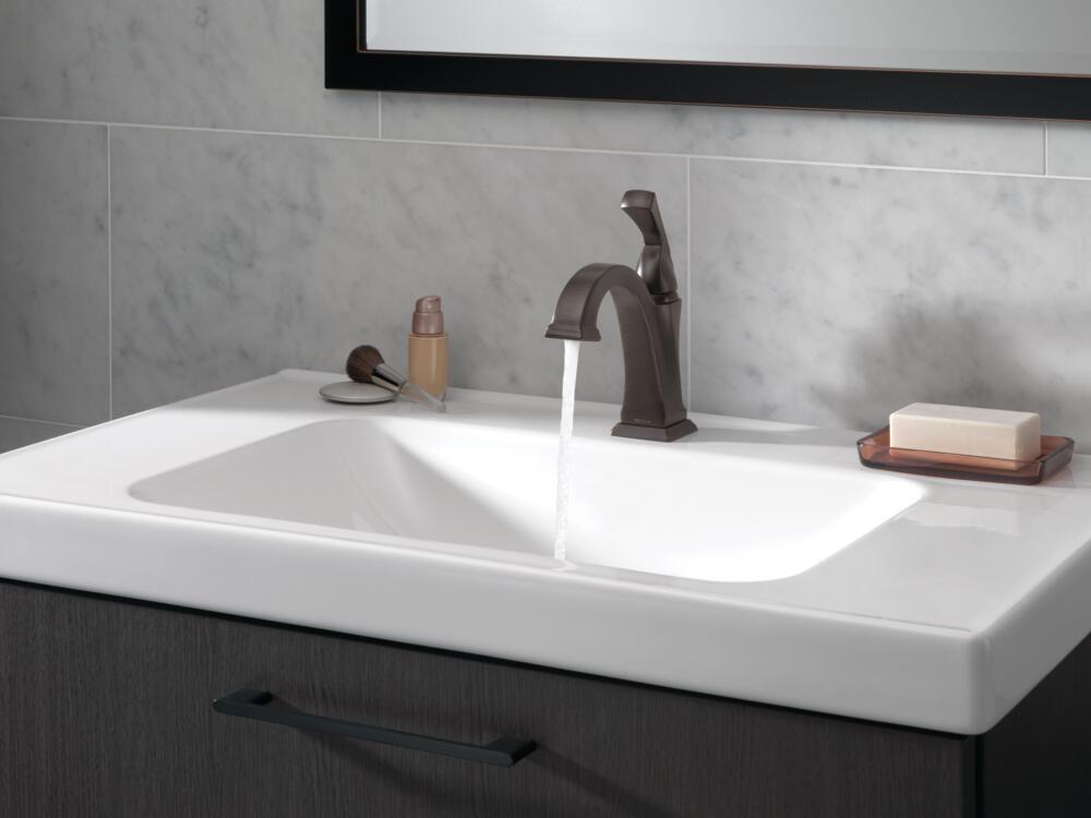 Dryden Single Hole Bathroom Faucet with Drain Assembly, Single Handle Bathroom Sink Faucet