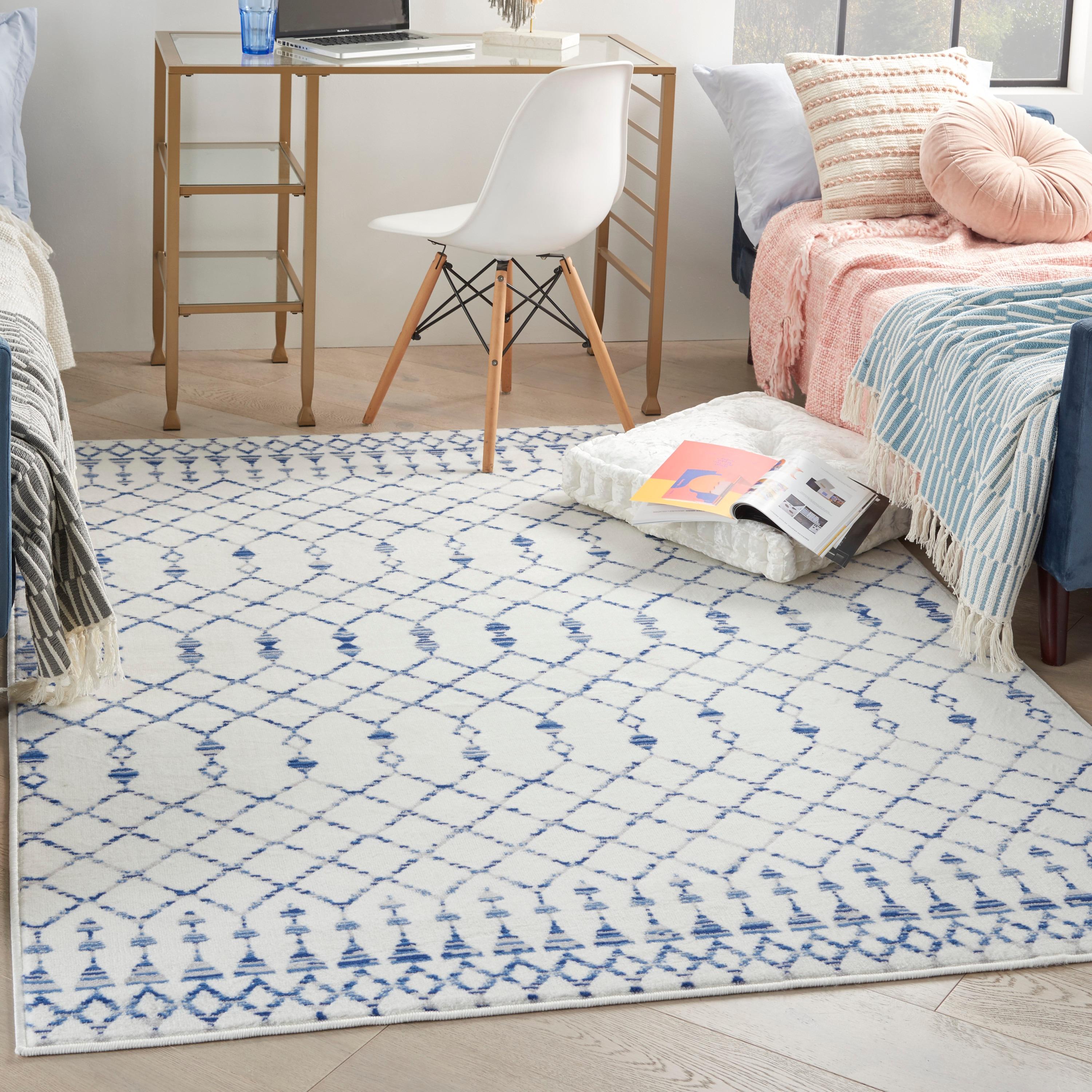 Nourison Whimsicle WHS02 Indoor only Area Rug - Ivory 6' x 9'