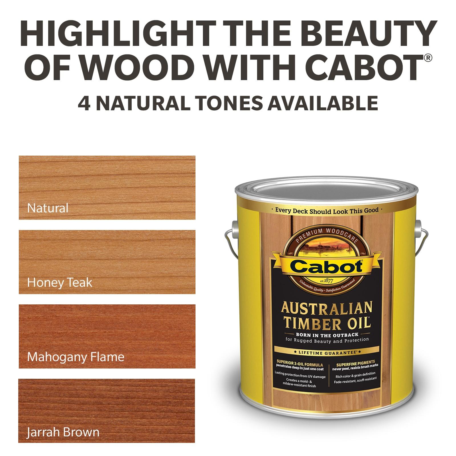 Cabot 1 Gallon Mahogany Flame Oil-Based Timber Protector