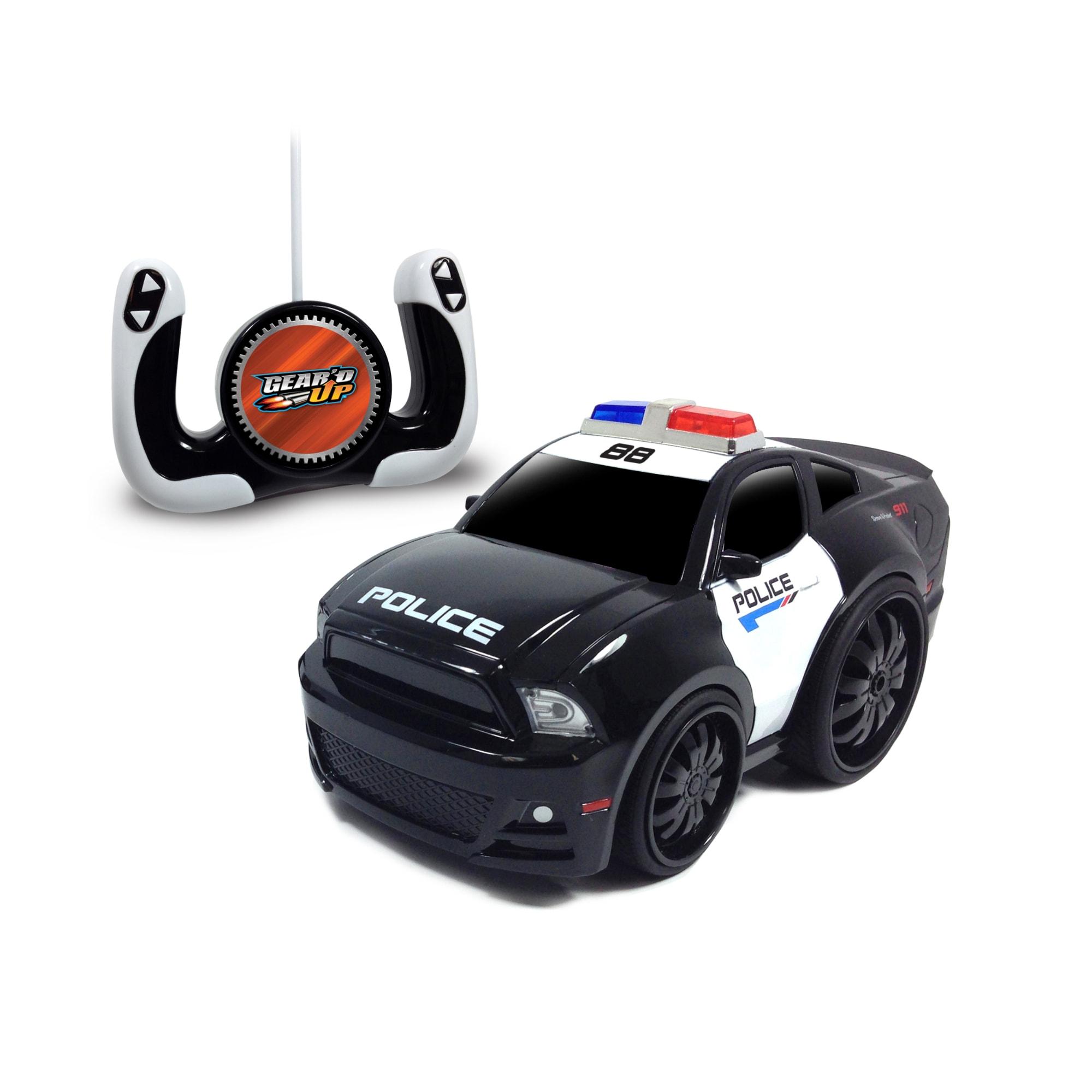 Jam'n Products - Gear'd Up Chunky Ford Mustang RC Vehicle, Police - 3 Years and up