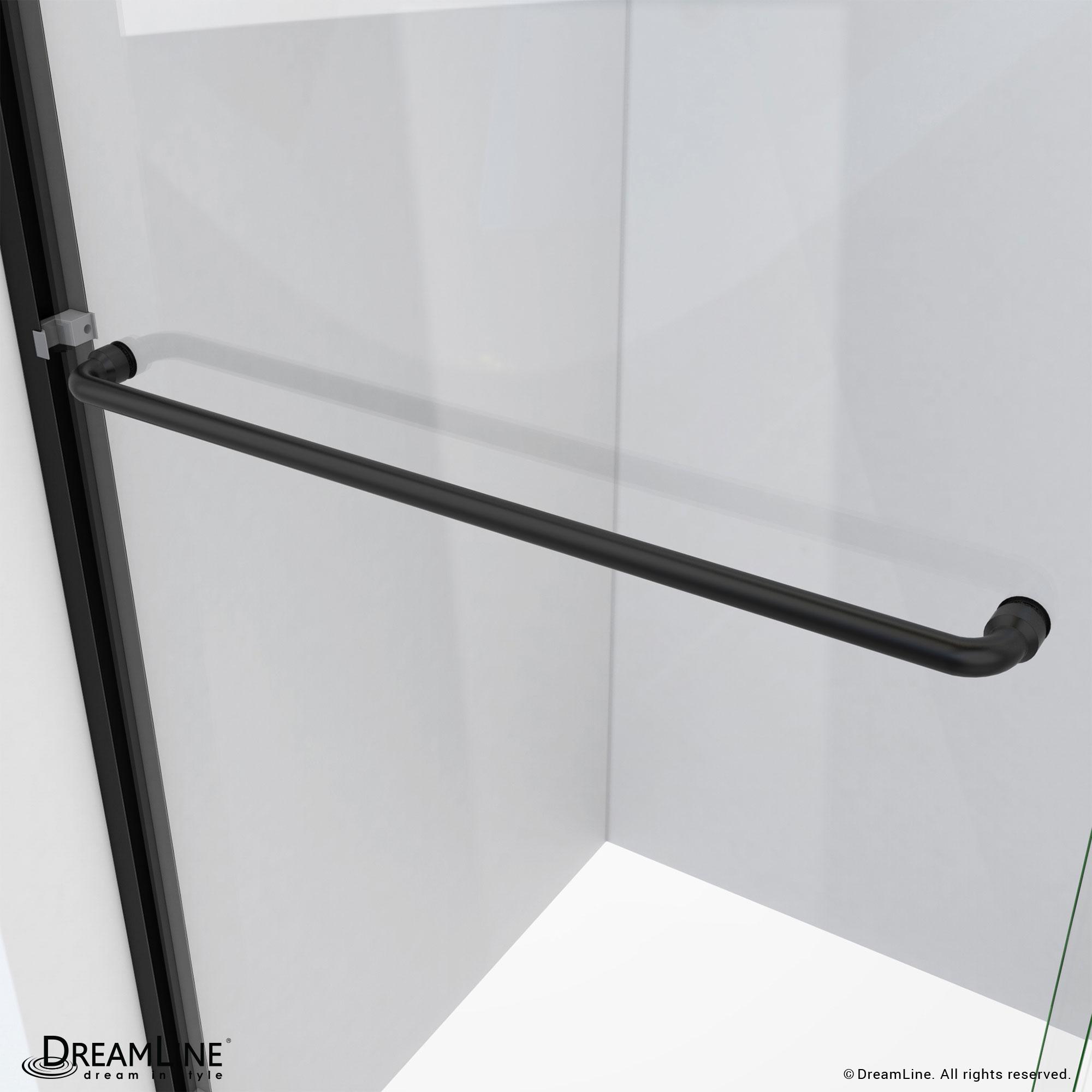 Alliance Pro 56" W x 70" H Bypass Semi-Frameless Shower Door with ClearMax Technology