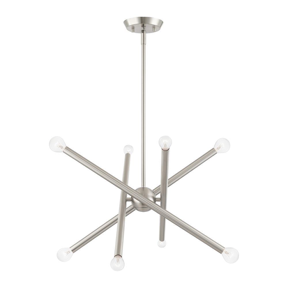 Livex Lighting Soho 8 - Light Chandelier in  Brushed Nickel
