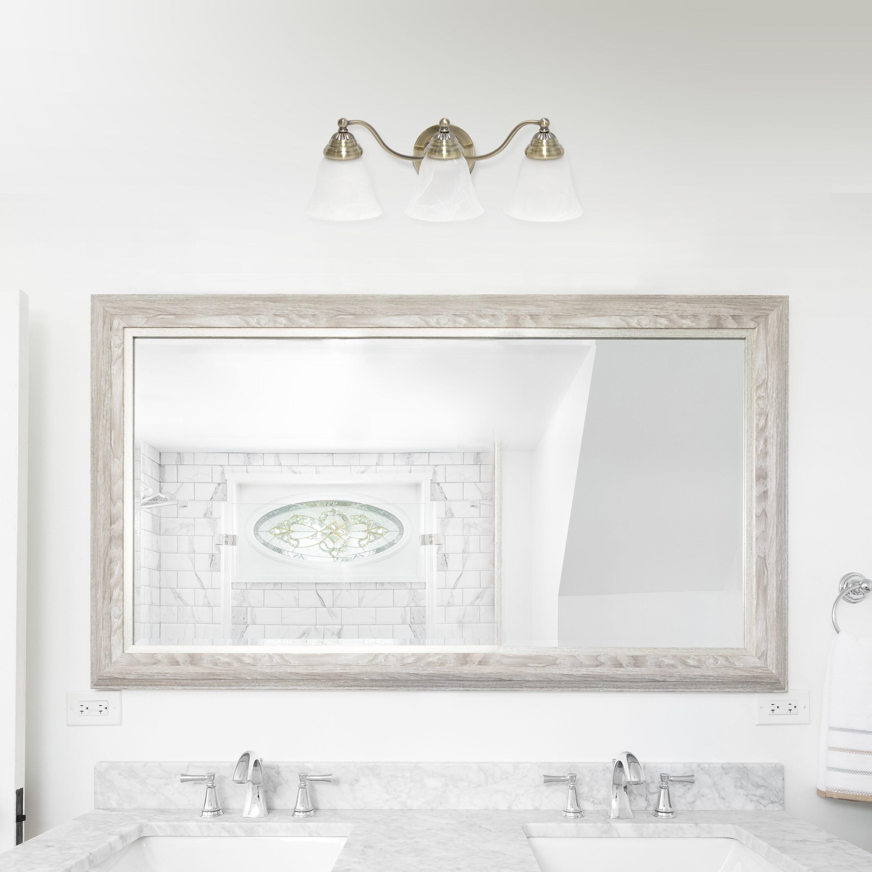 Traditional 3 Light Curved Metal Vanity Wall Light Fixture, ETL Listed - Lalia Home