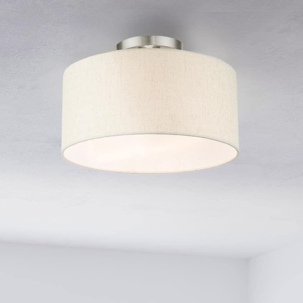 Darian Fabric Semi Flush Mount