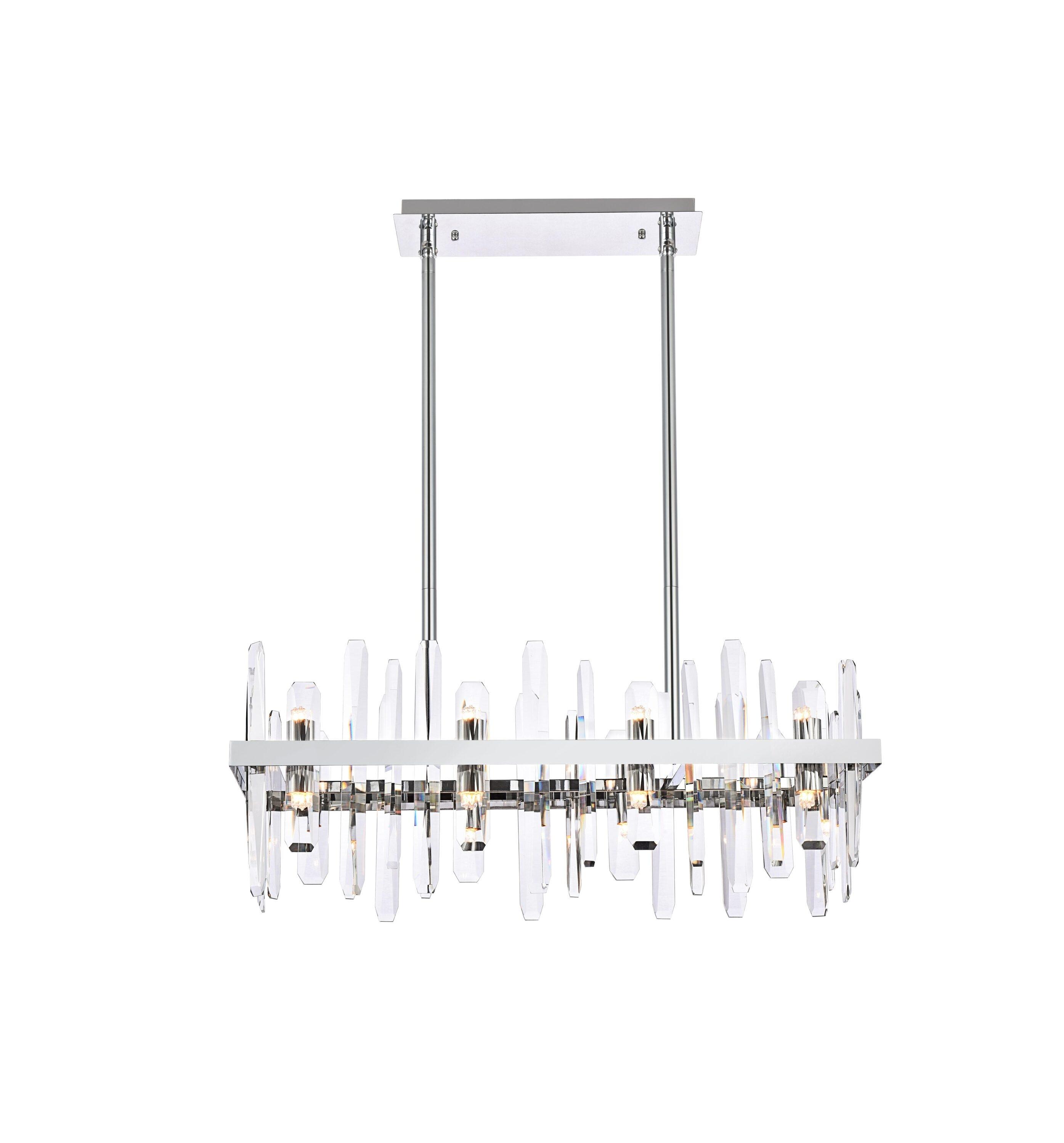 Elegant Lighting Serena 16 - Light Chandelier in  Chrome