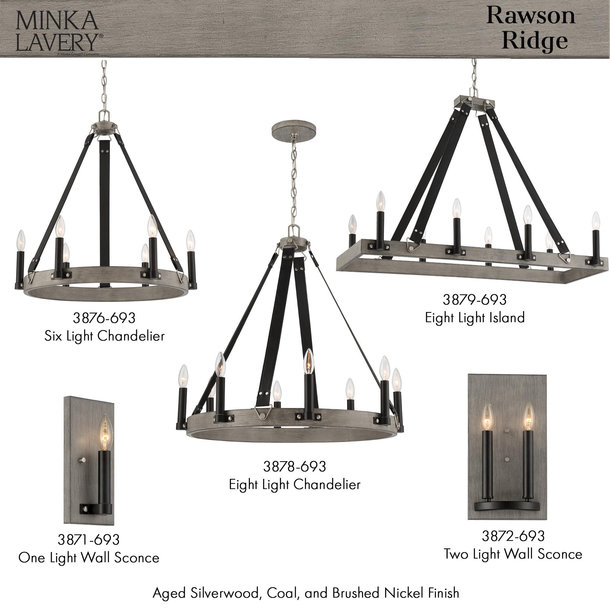 8 Light Chandelier     -Traditional Installation Minka Lavery 3878-693