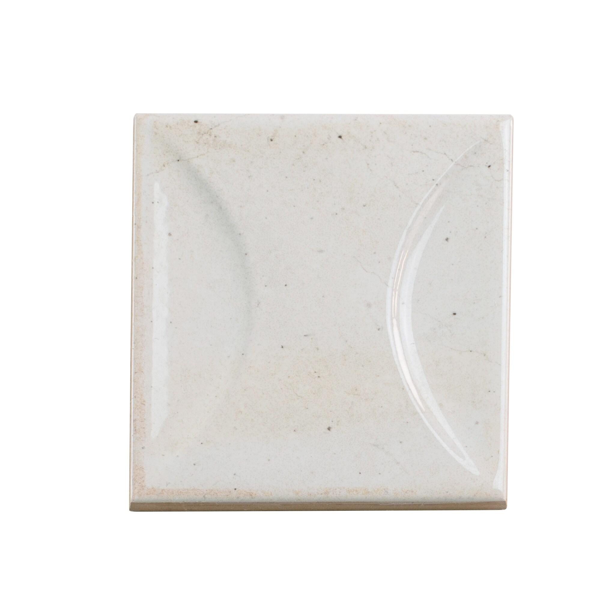 Apollo Tile Antiek 3.94 in. x 3.94 in. Glossy Ceramic Square Deco Wall Tile (6.68 sq. ft./case) (60-pack)
